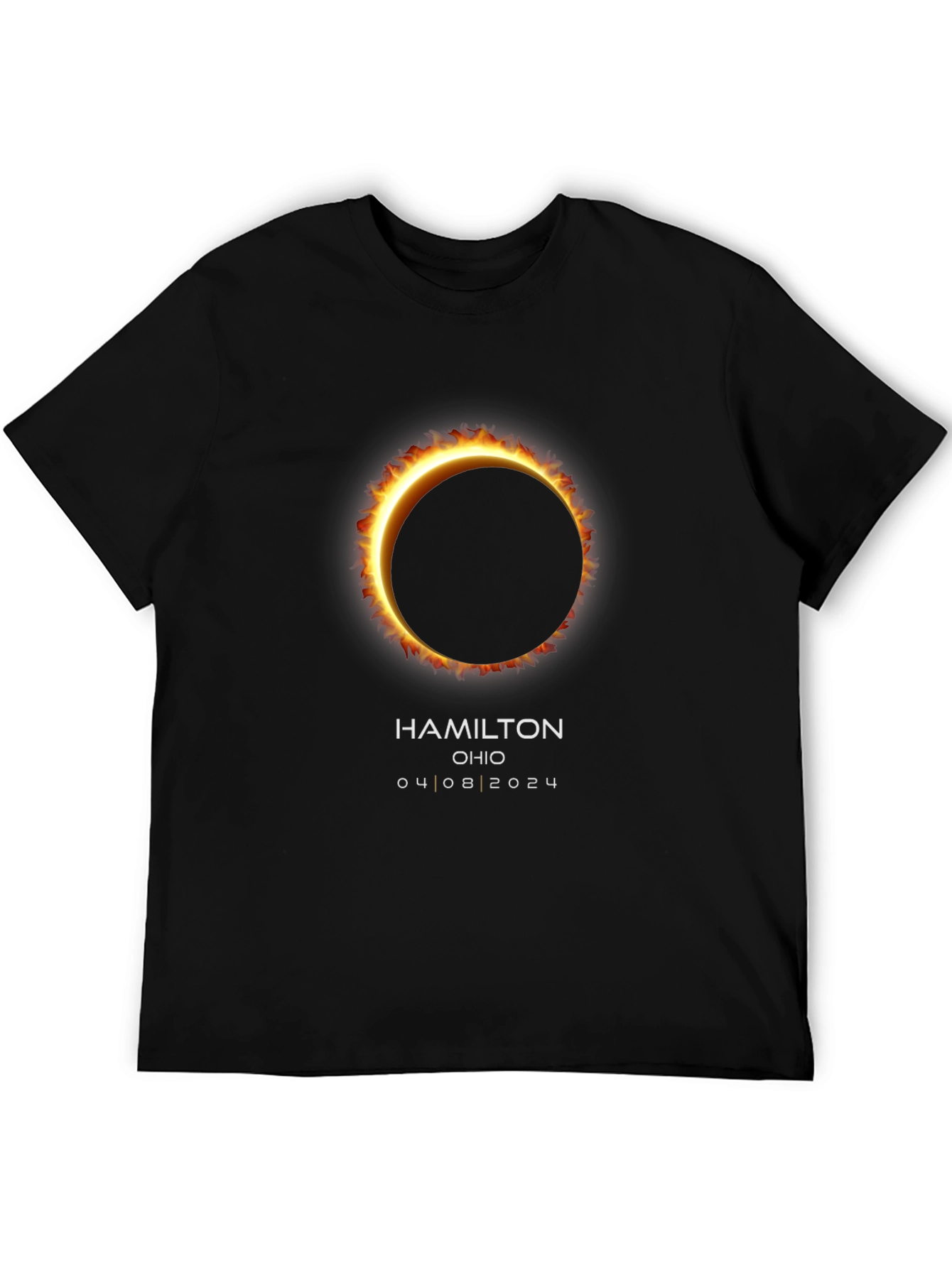 Hamilton Ohio Solar Eclipse 2024 T-Shirt
