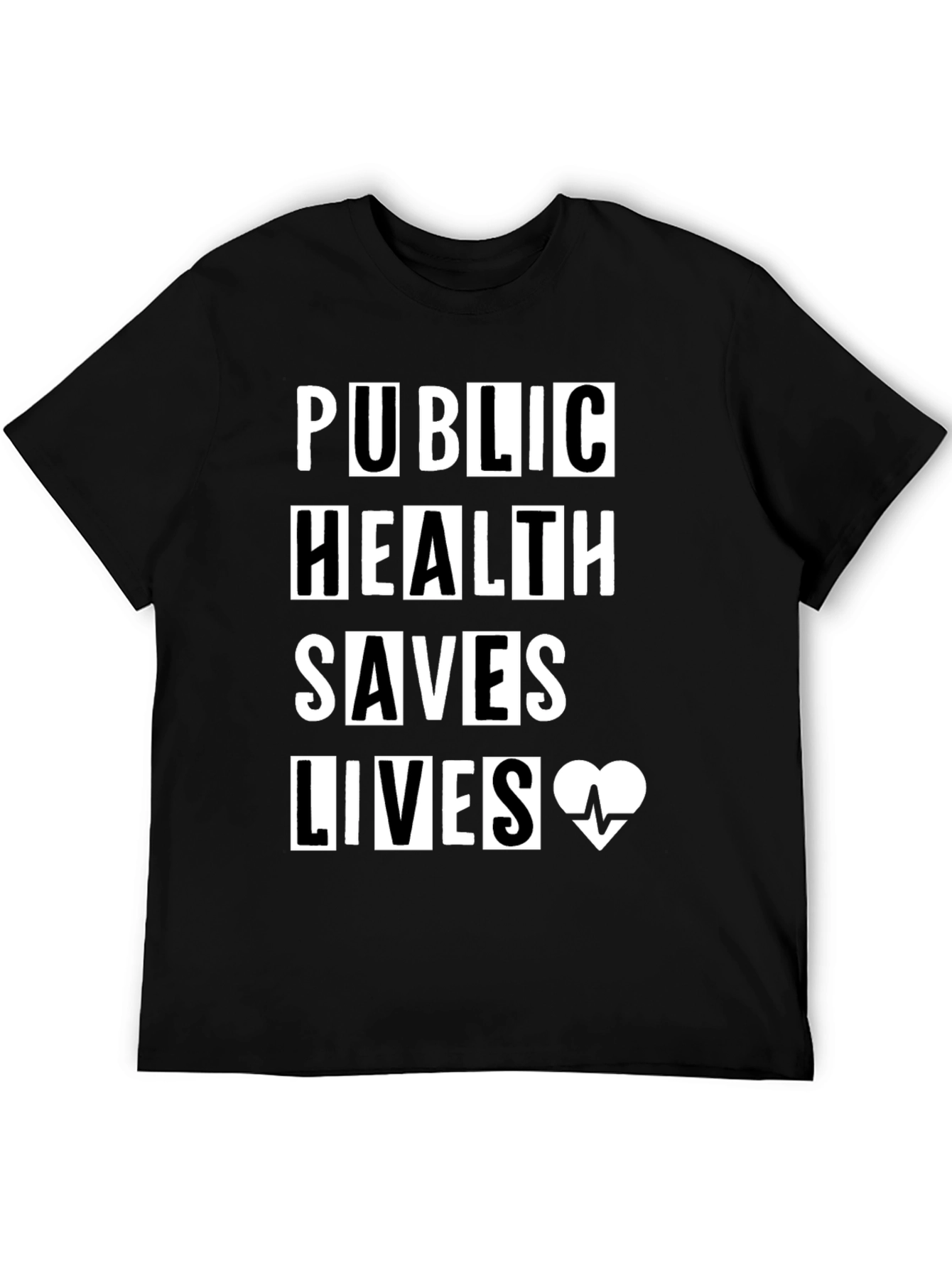 Public Health Saves Lives Graphic T-Shirt