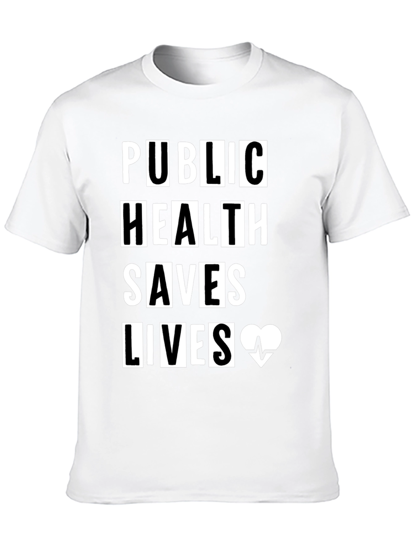 Public Health Saves Lives Graphic T-Shirt
