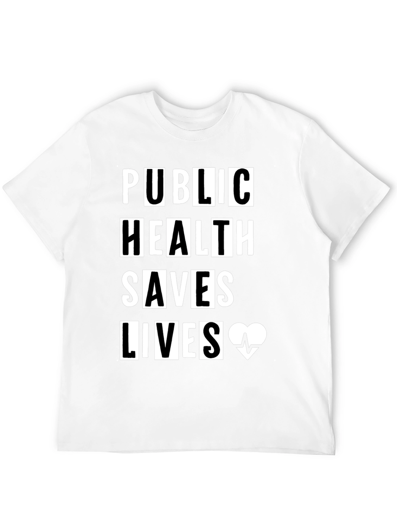 Public Health Saves Lives Graphic T-Shirt