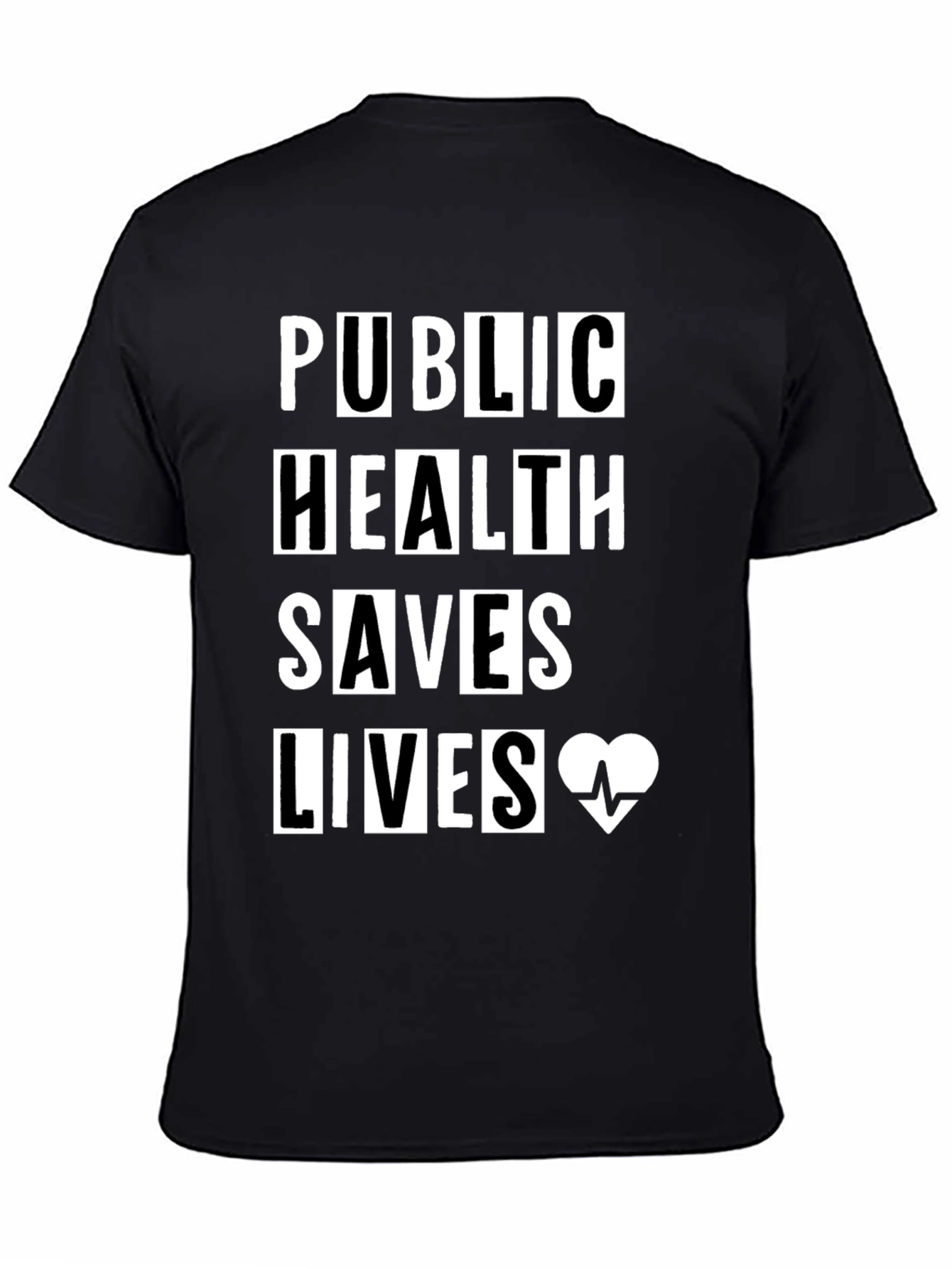 Public Health Saves Lives Graphic T-Shirt