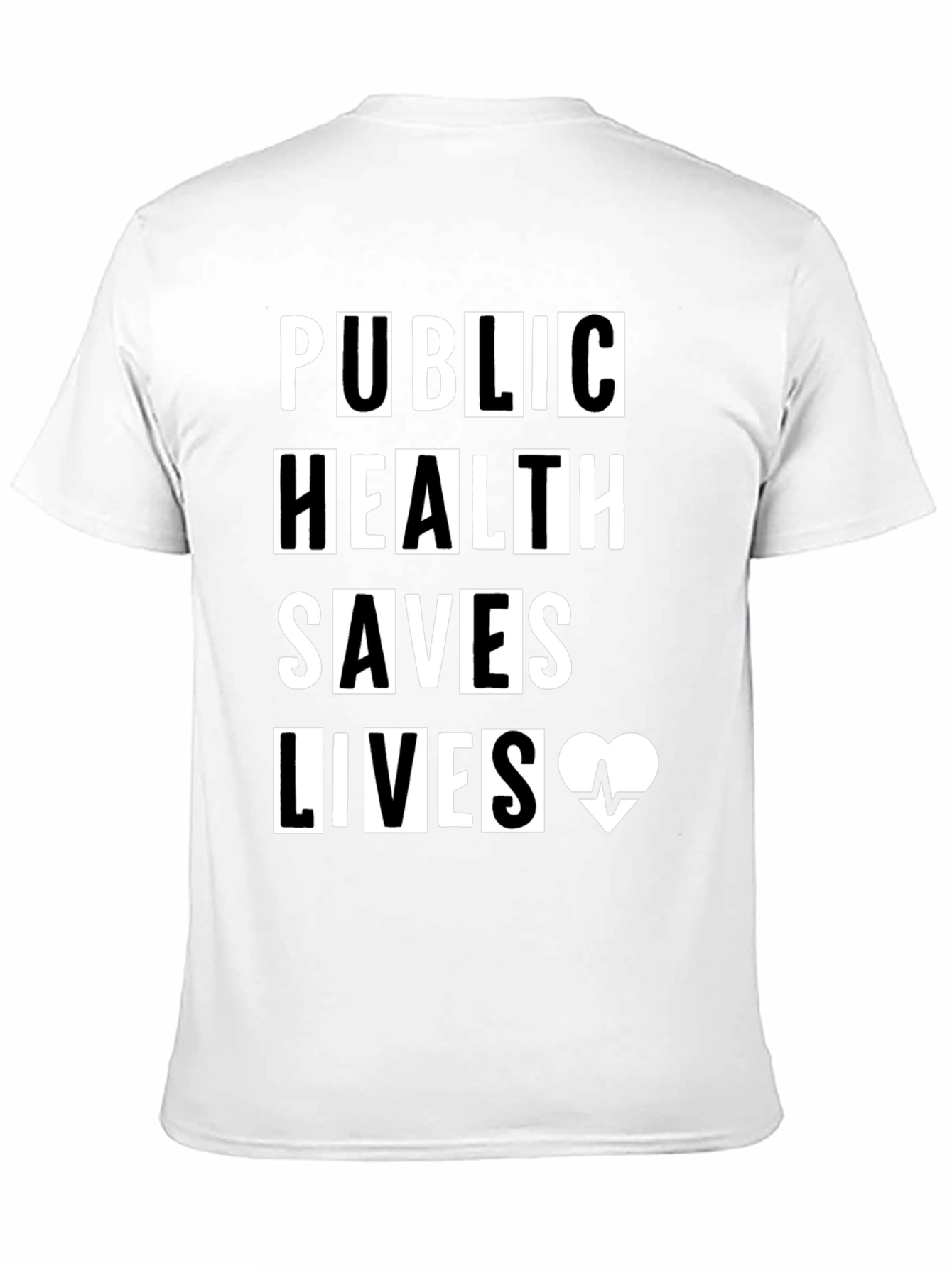 Public Health Saves Lives Graphic T-Shirt