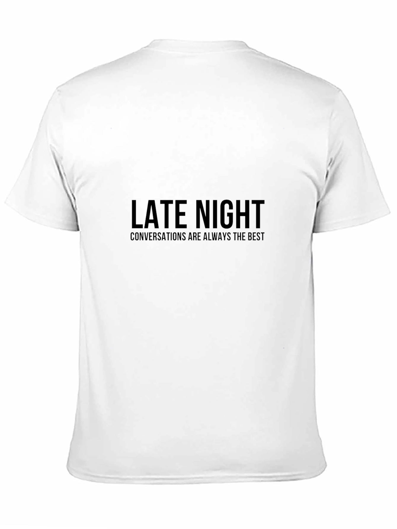 Late Night Conversations T-Shirt - Black