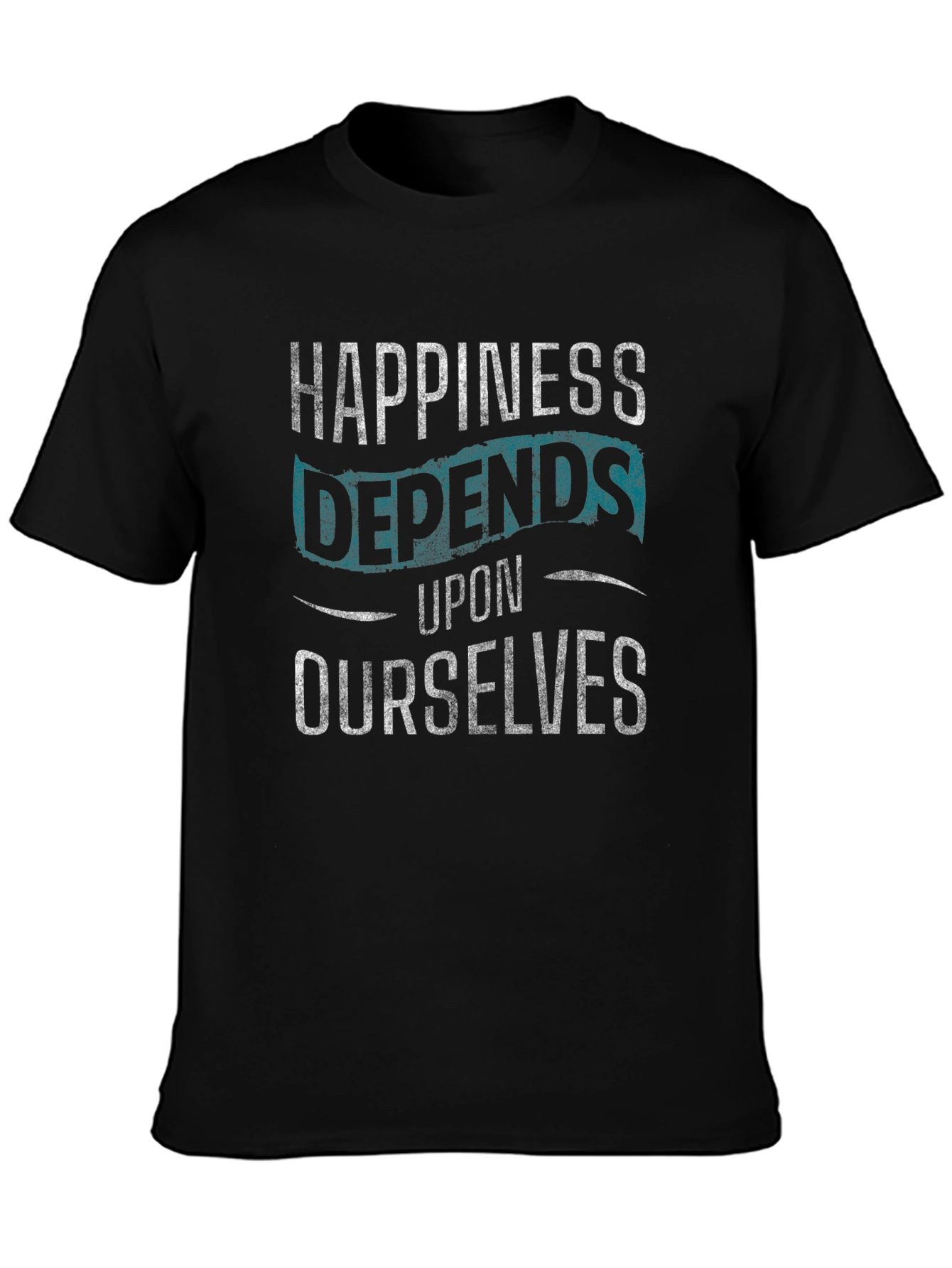 Happiness Depends on Ourselves Graphic T-Shirt