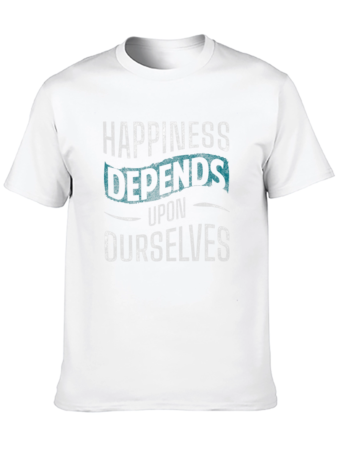 Happiness Depends on Ourselves Graphic T-Shirt