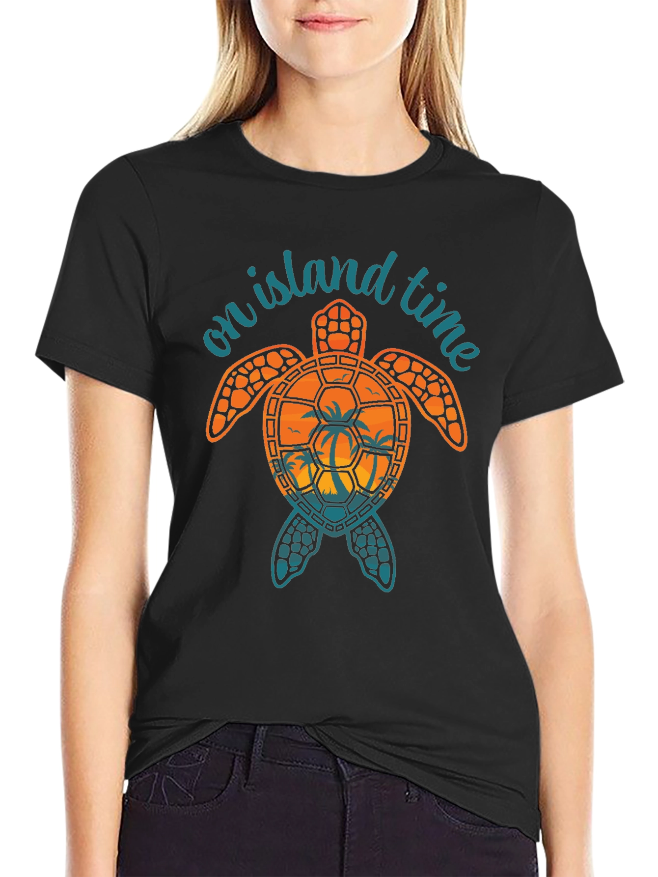 Island Time Turtle Graphic Tee