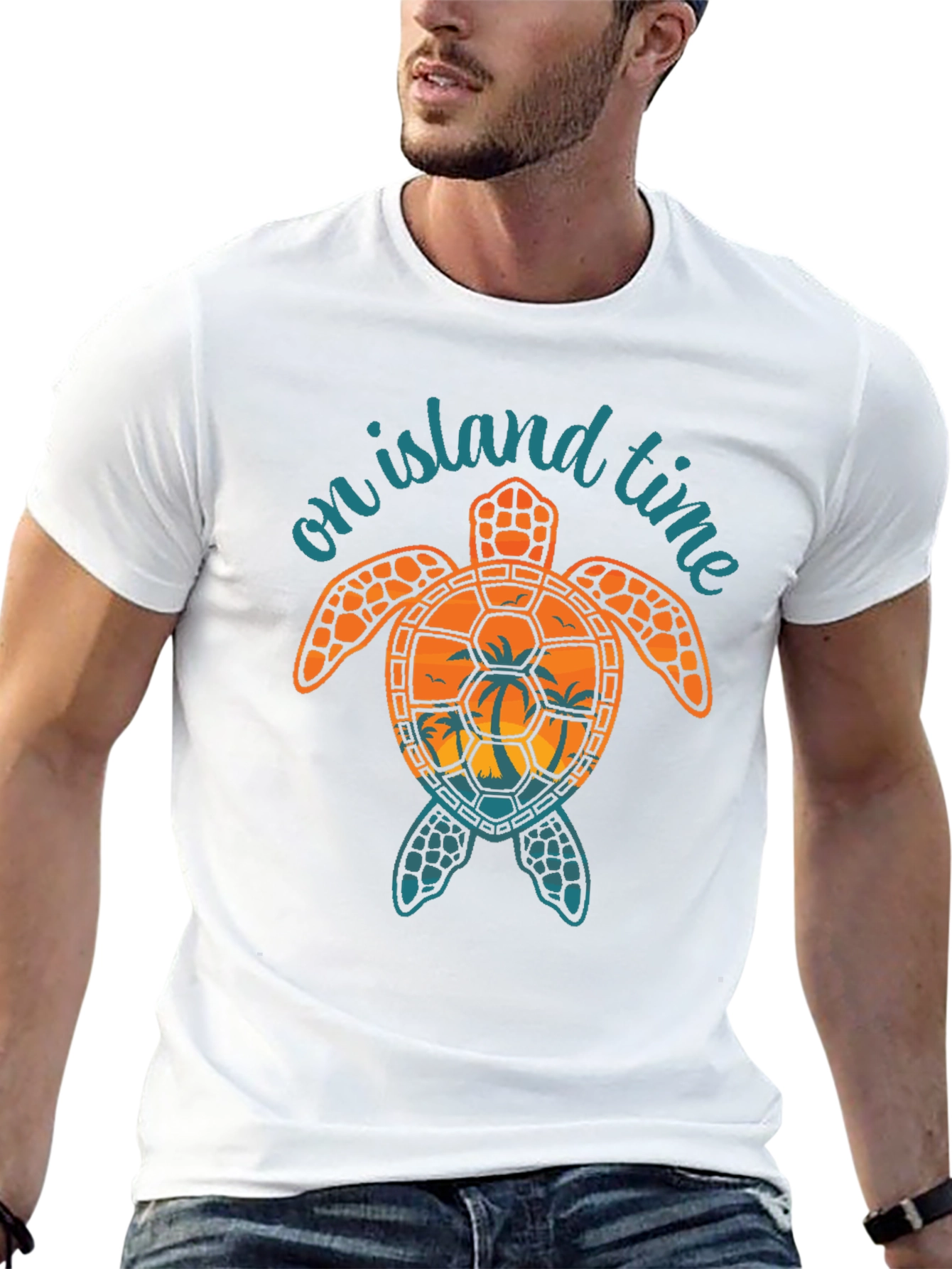 Island Time Turtle Graphic Tee