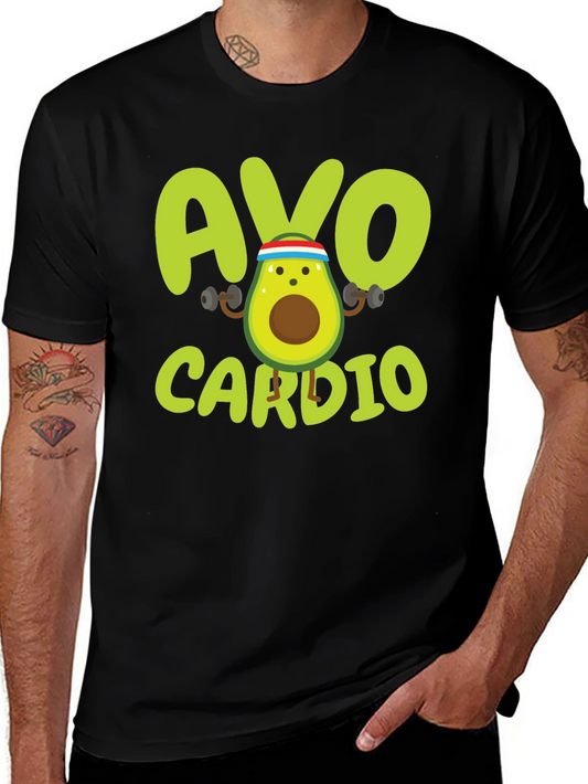 Avo Cardio T-Shirt - Workout Avocado Tee