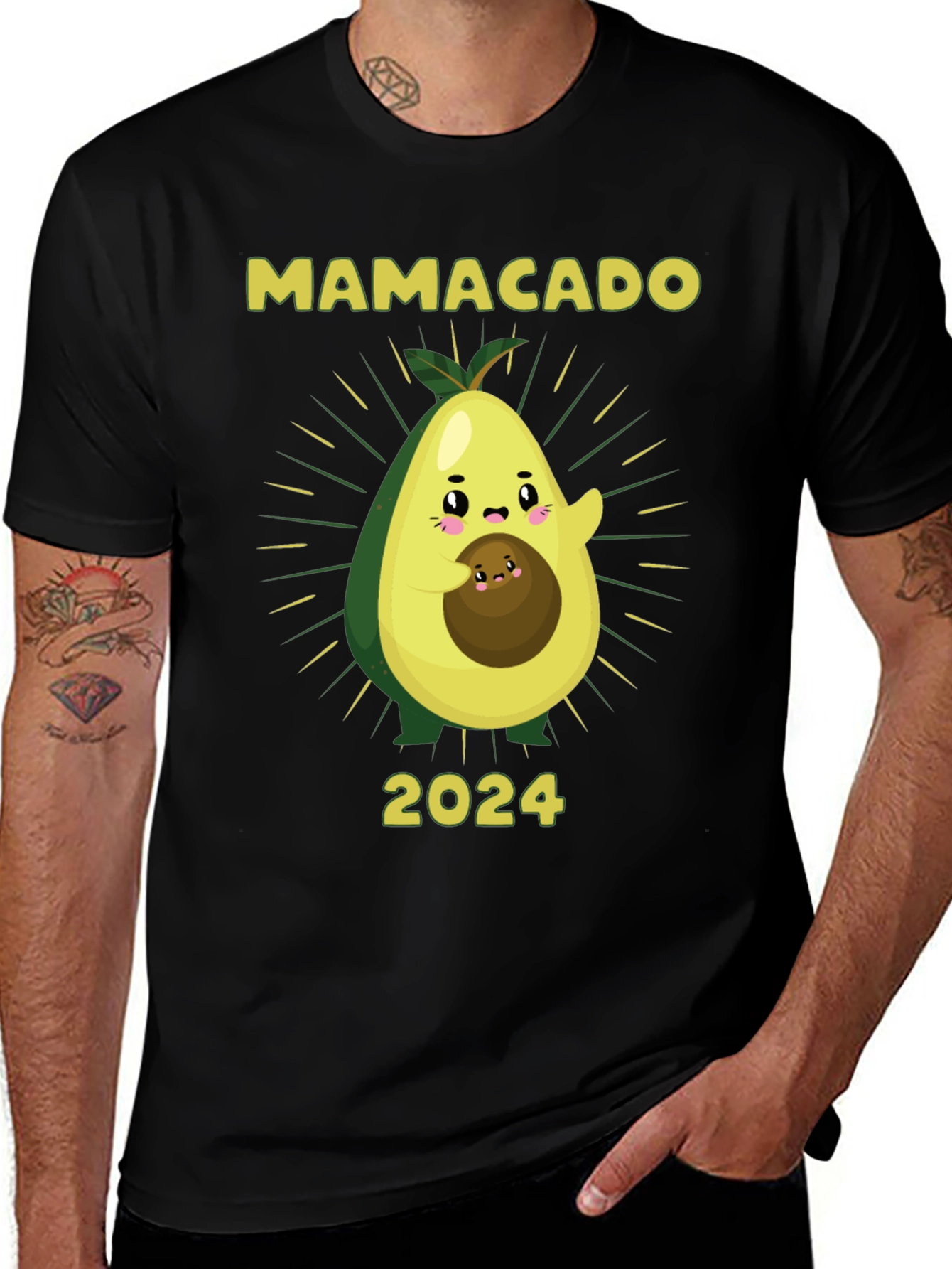 Mamacado 2024 T-Shirt - Avocado Mom & Baby Tee