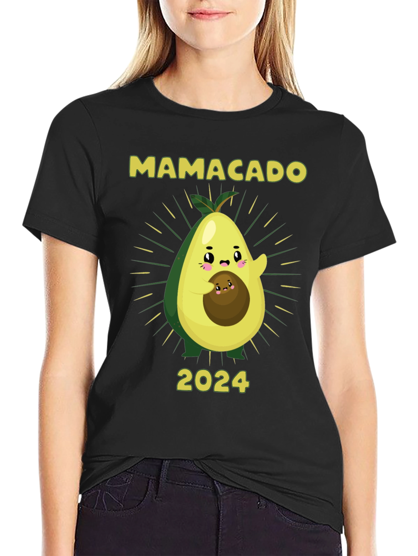 Mamacado 2024 T-Shirt - Avocado Mom & Baby Tee