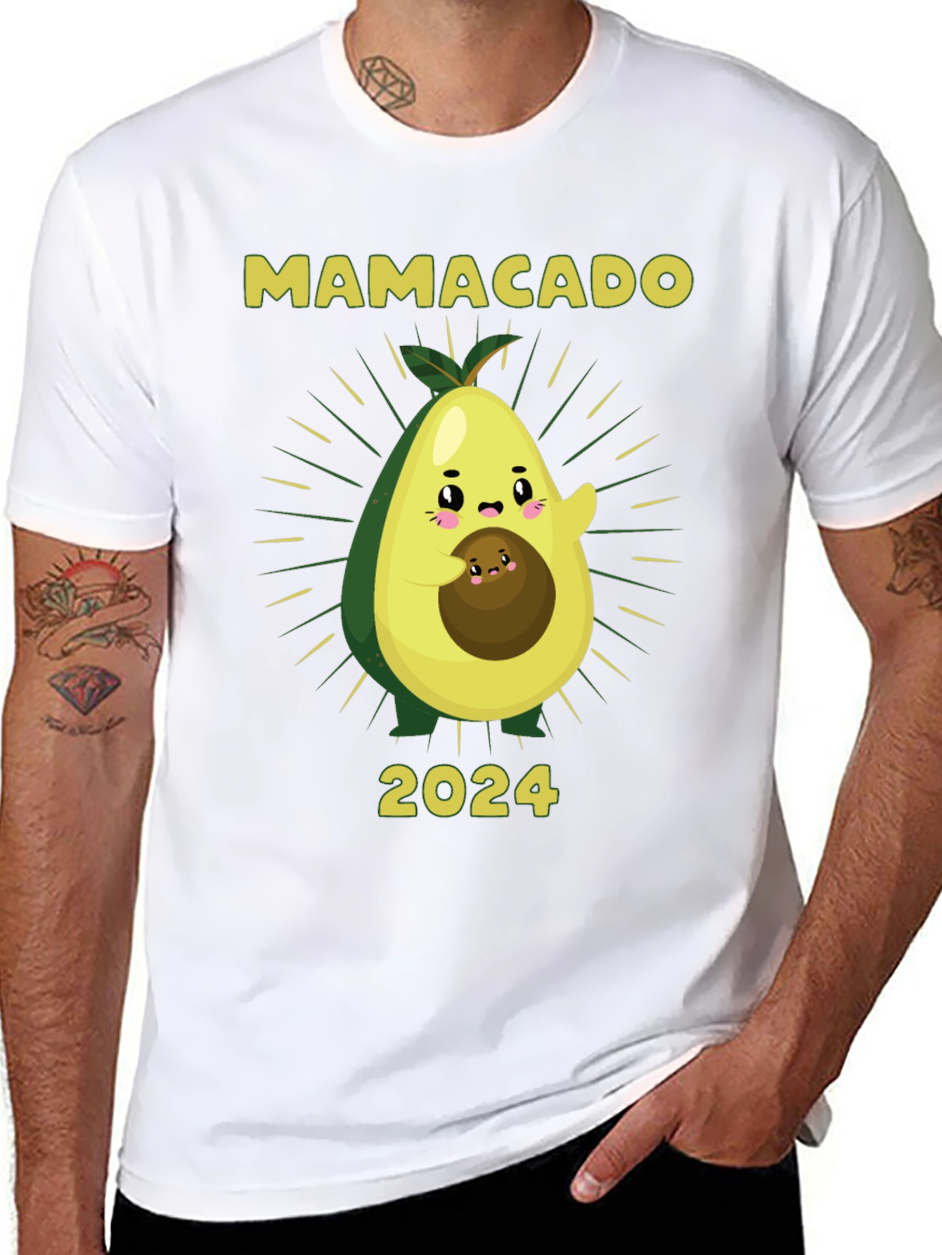 Mamacado 2024 T-Shirt - Avocado Mom & Baby Tee