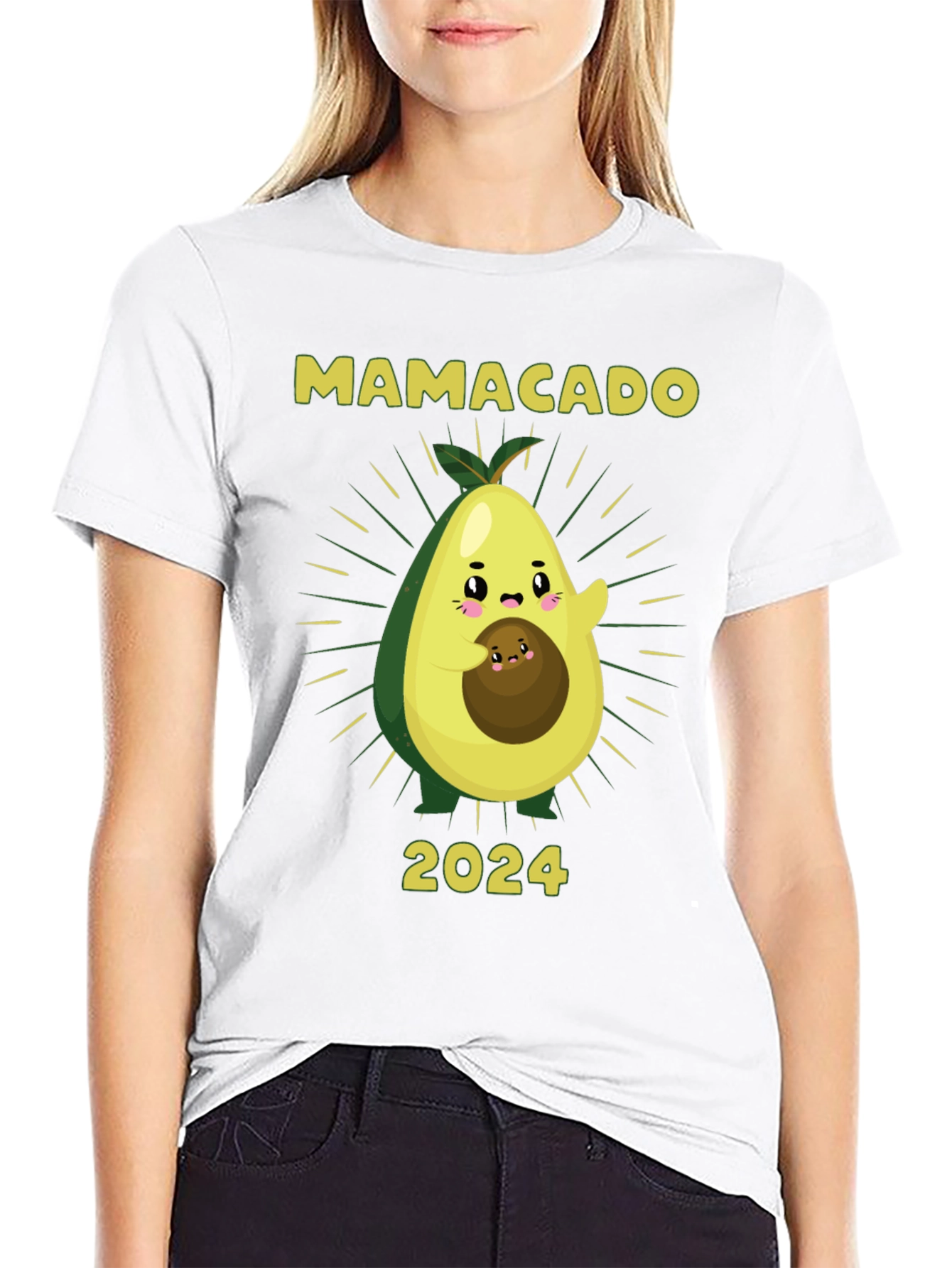 Mamacado 2024 T-Shirt - Avocado Mom & Baby Tee