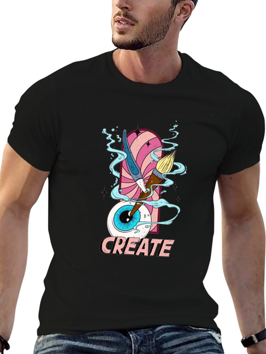 Eye Create T-Shirt - Artistic Design Tee