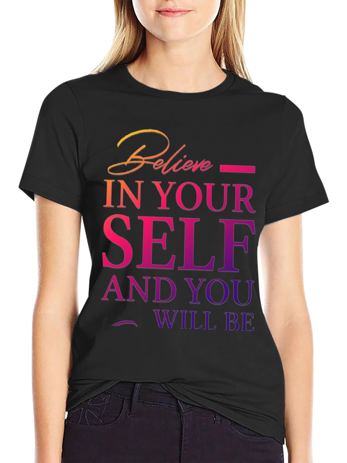 Believe In Yourself T-Shirt Motivational Design