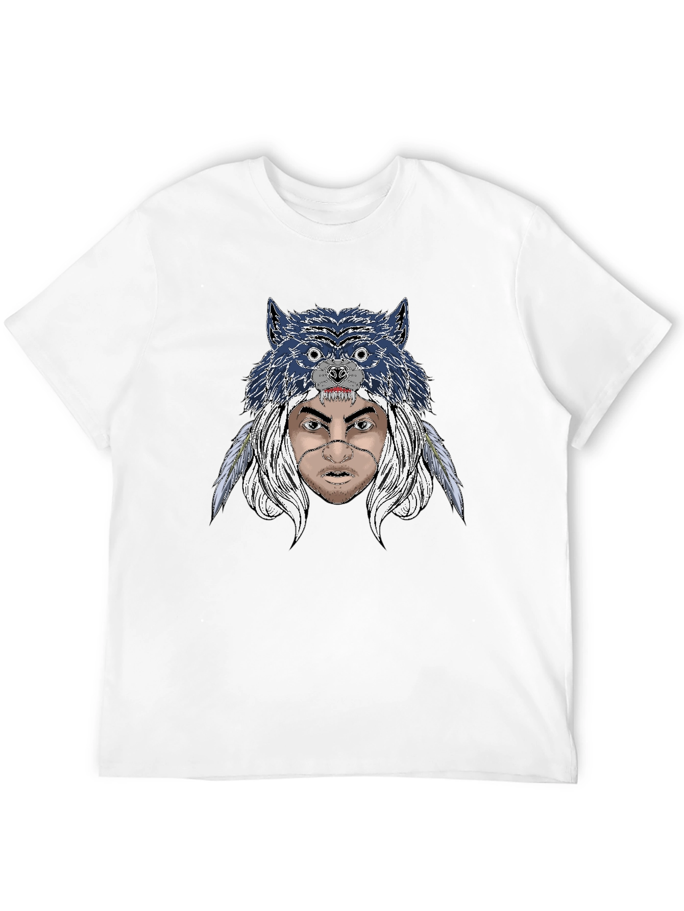 Wolf Headdress Graphic T-Shirt