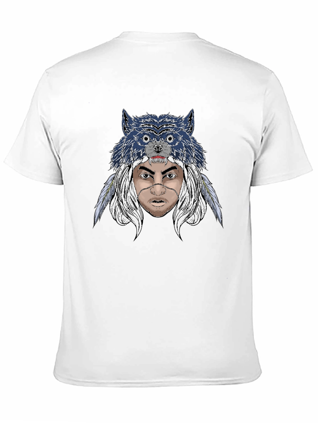Wolf Headdress Graphic T-Shirt