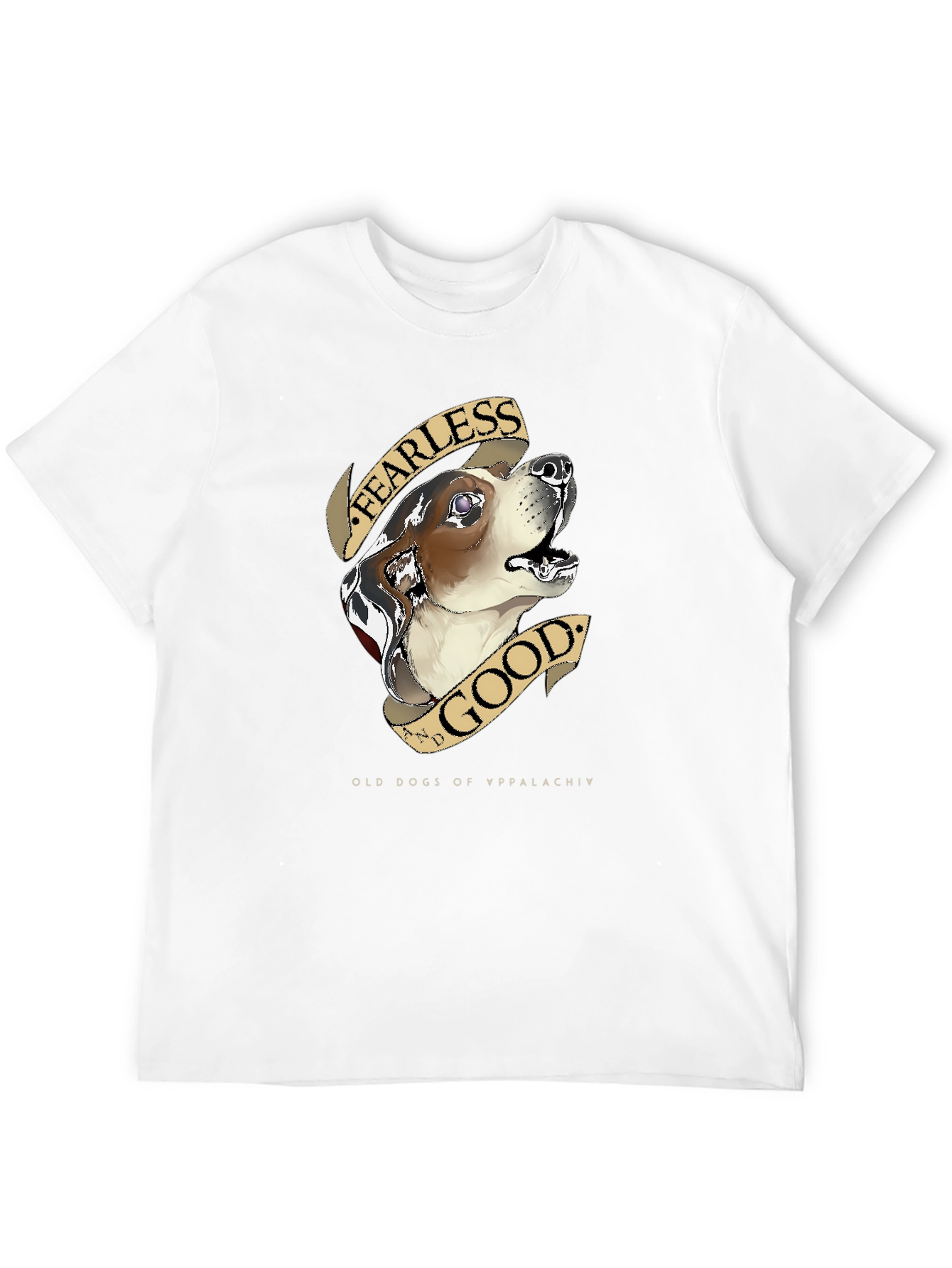 Fearless and Good Dog Graphic Tee
