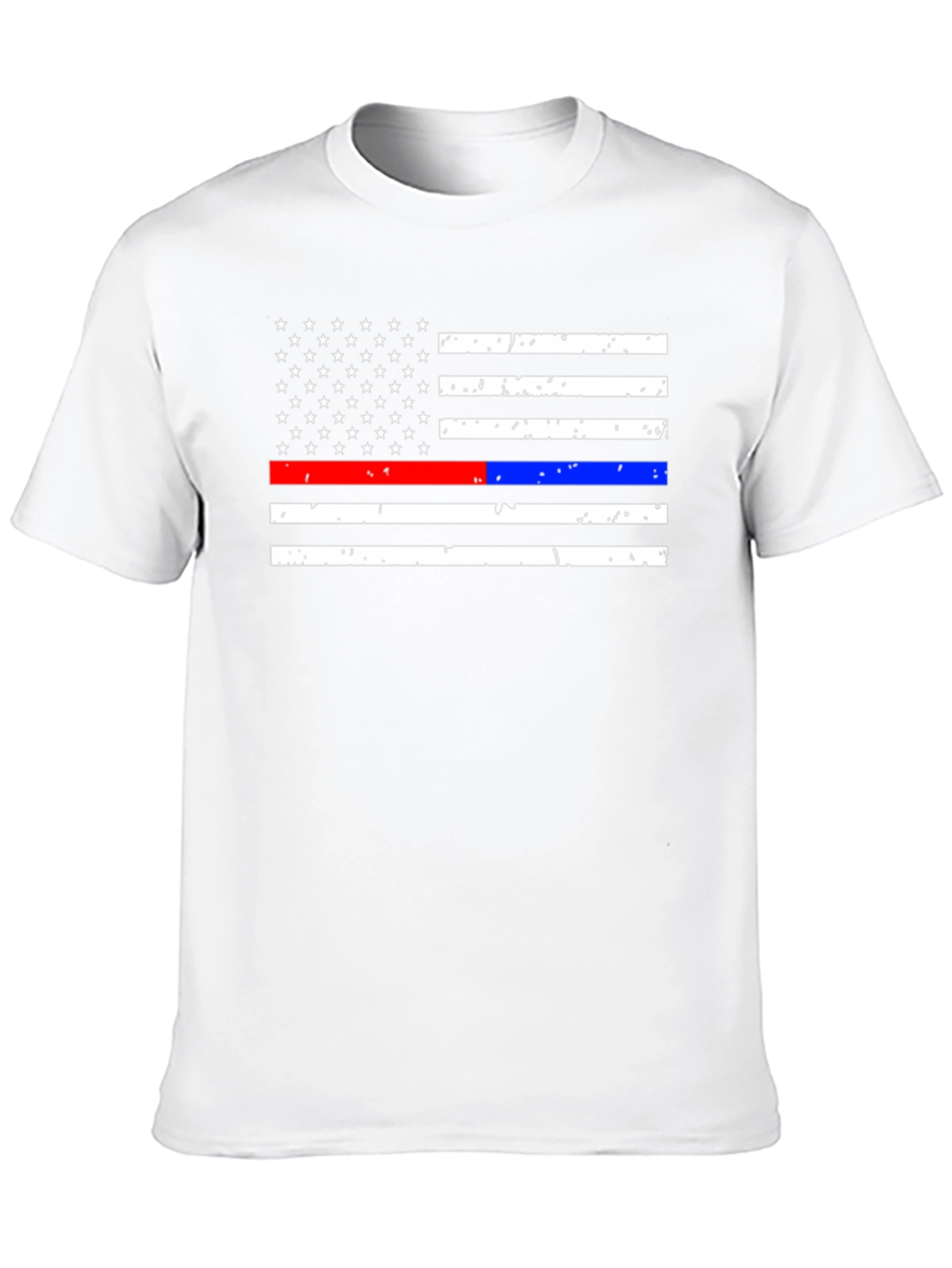 American Flag Thin Line T-Shirt