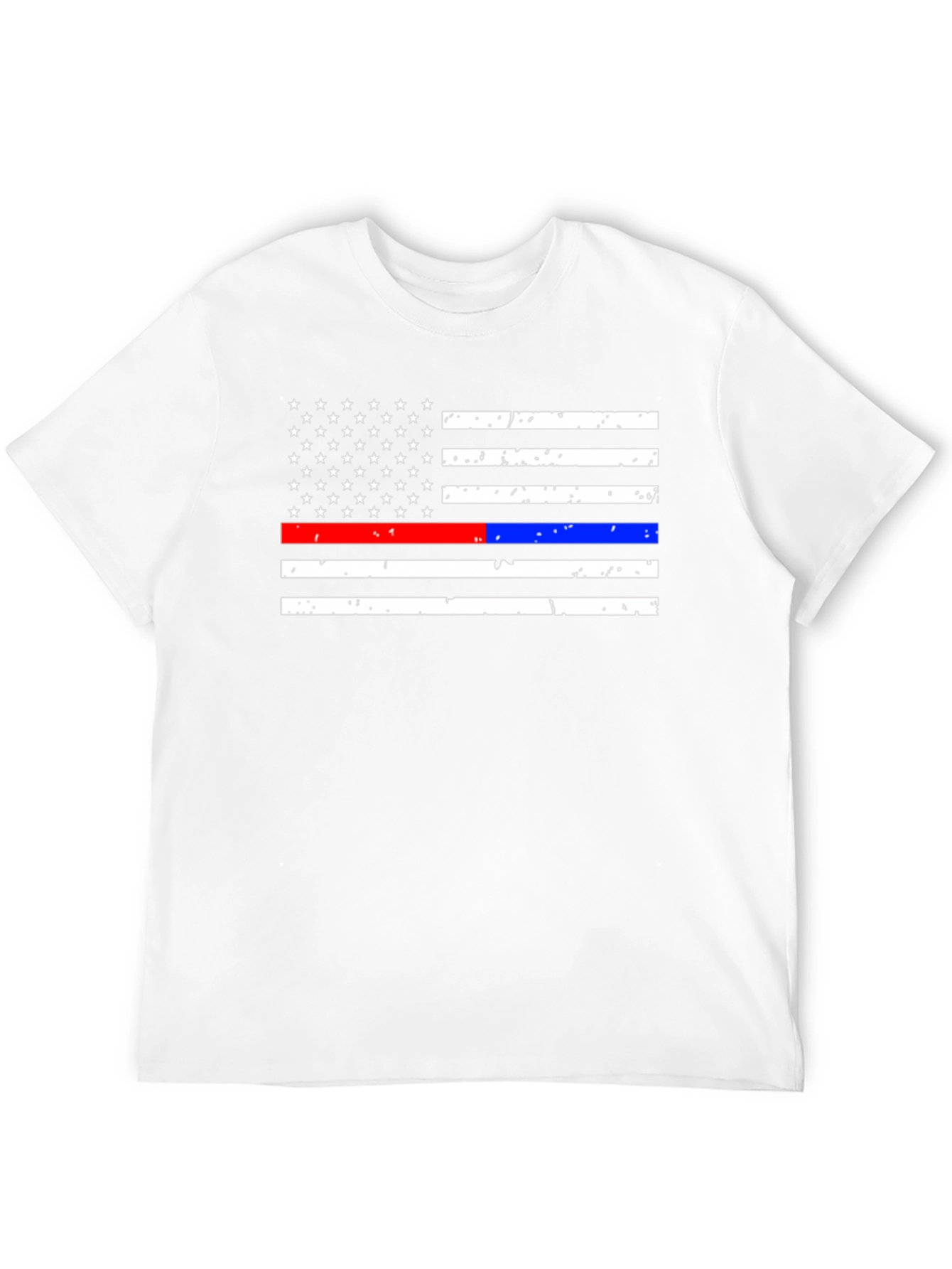 American Flag Thin Line T-Shirt