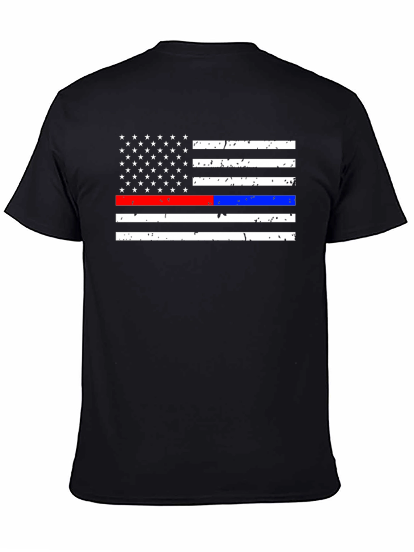 American Flag Thin Line T-Shirt