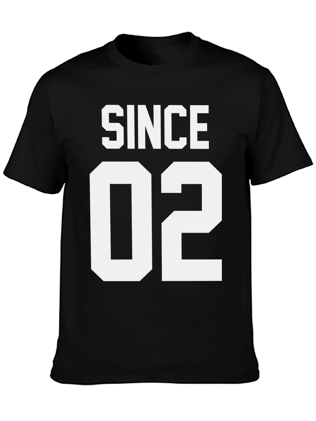 Since 02 Black Graphic Tee
