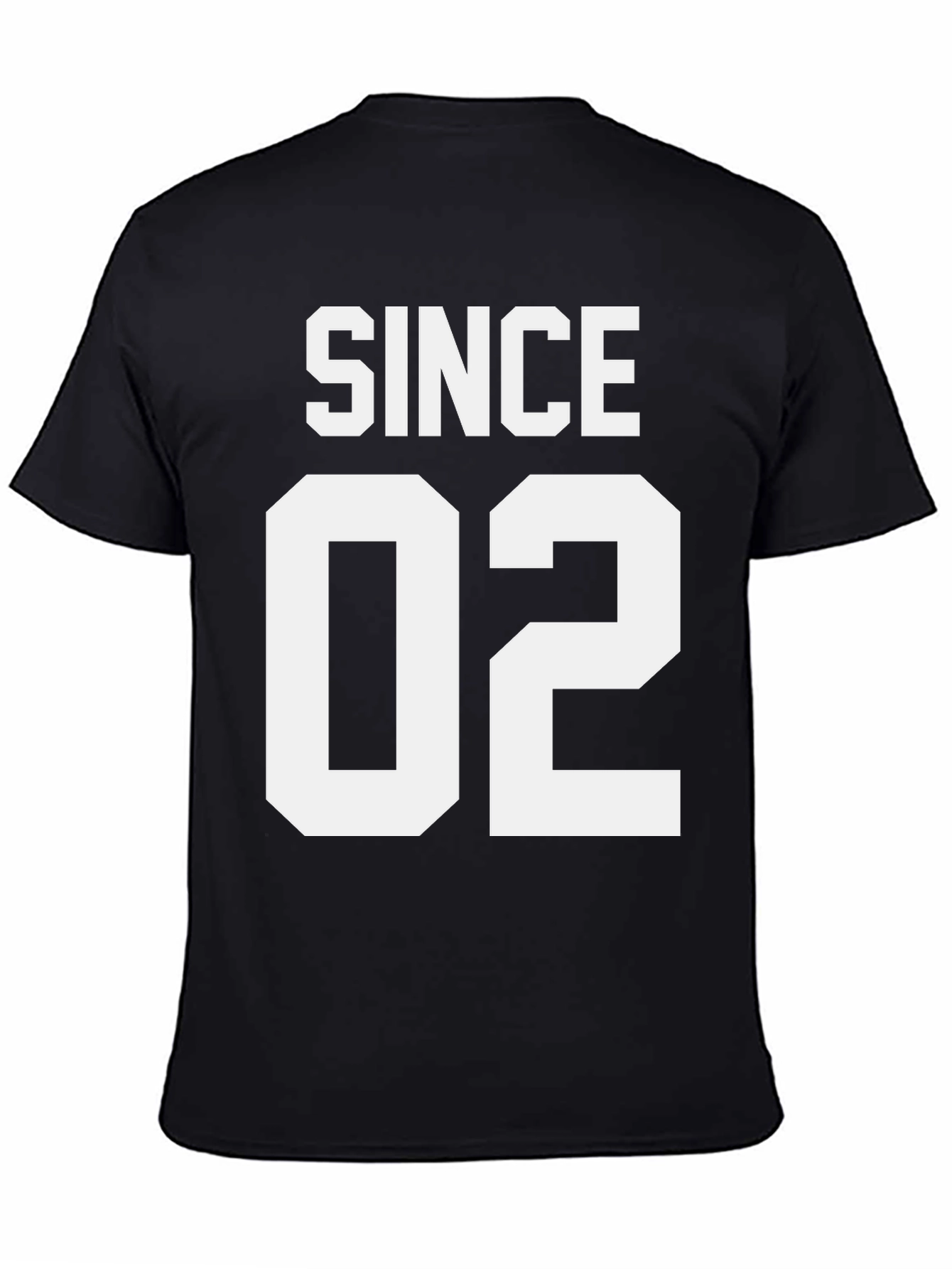 Since 02 Black Graphic Tee