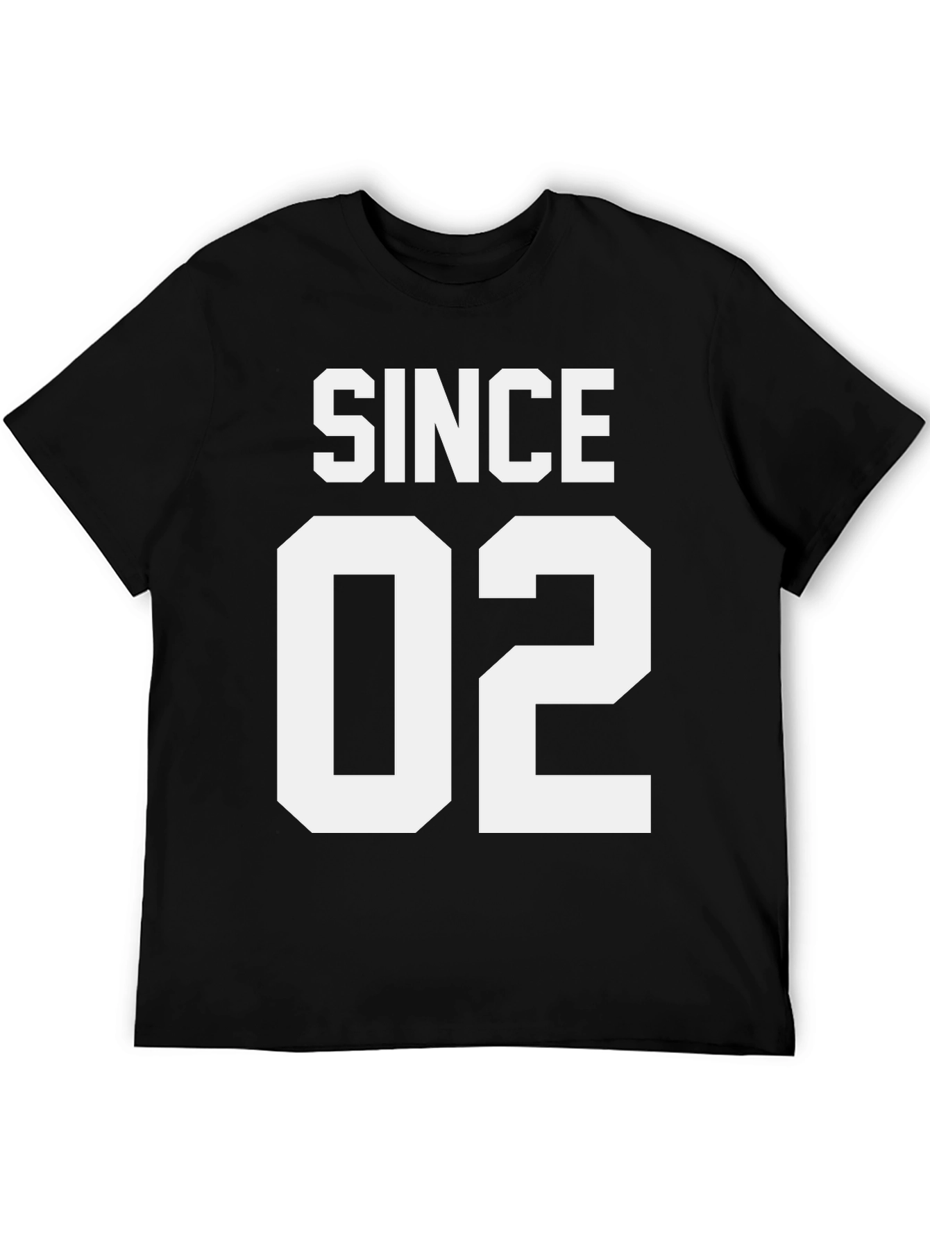Since 02 Black Graphic Tee