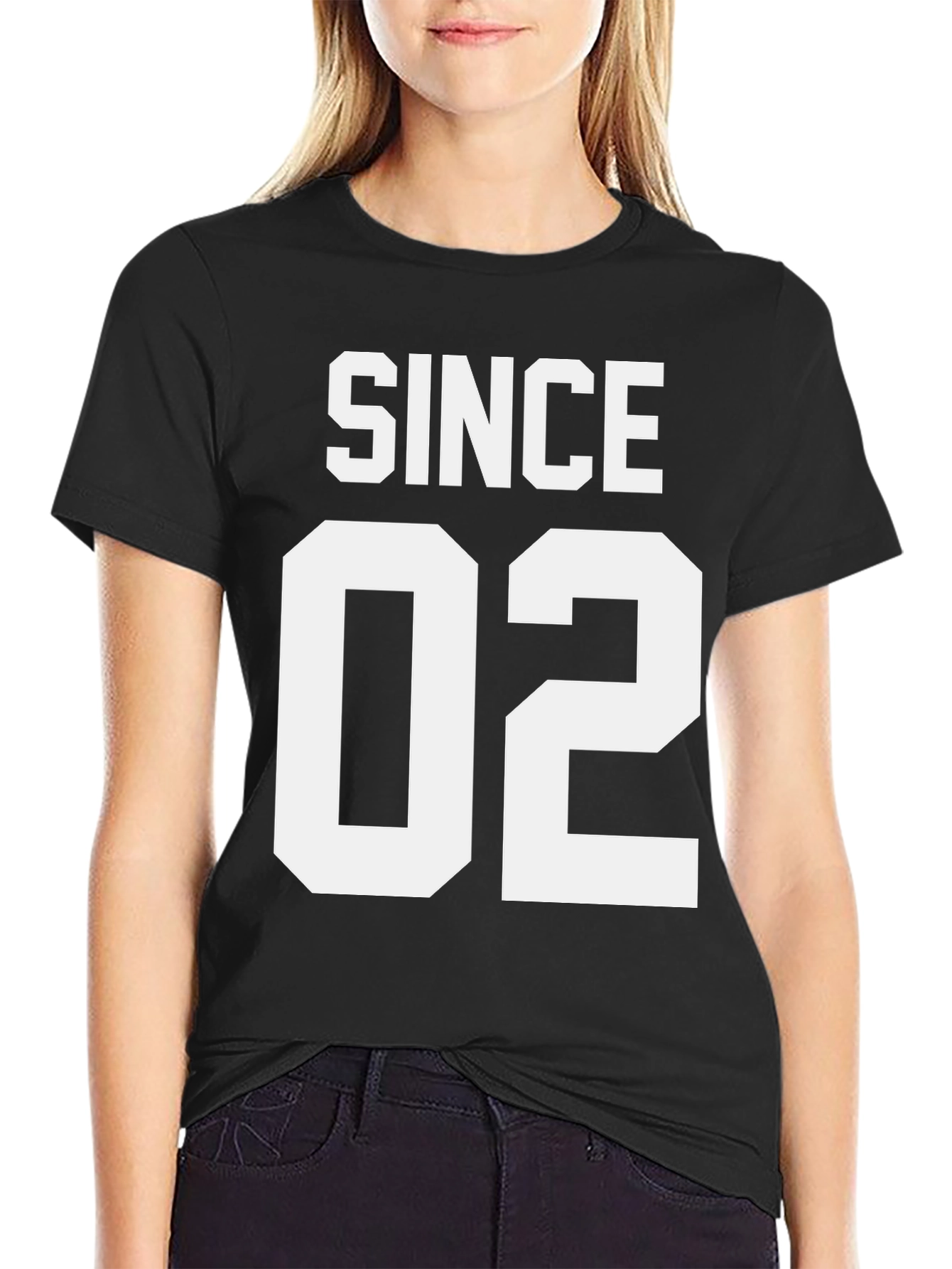 Since 02 Black Graphic Tee