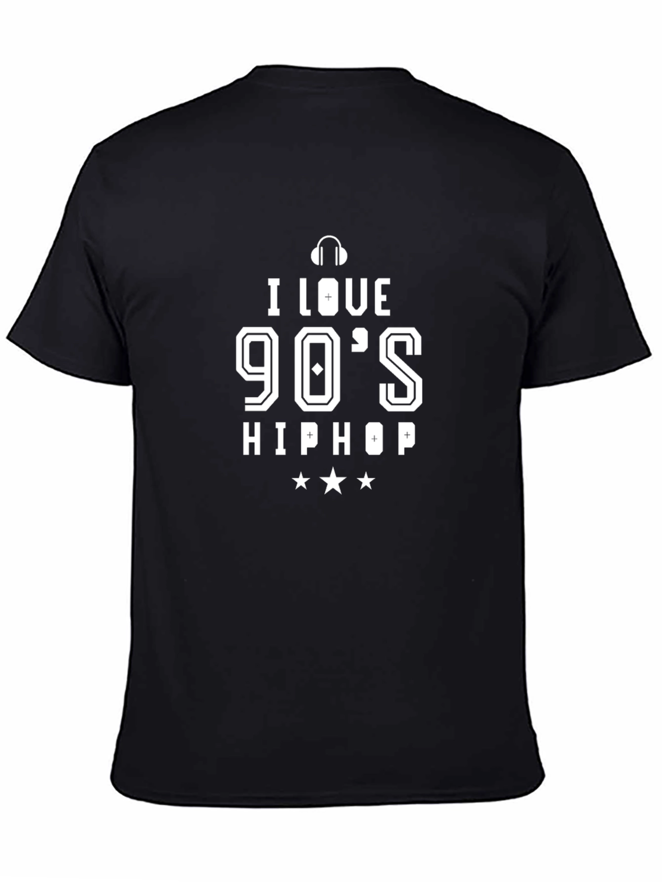 I Love 90s Hip Hop Black T-Shirt