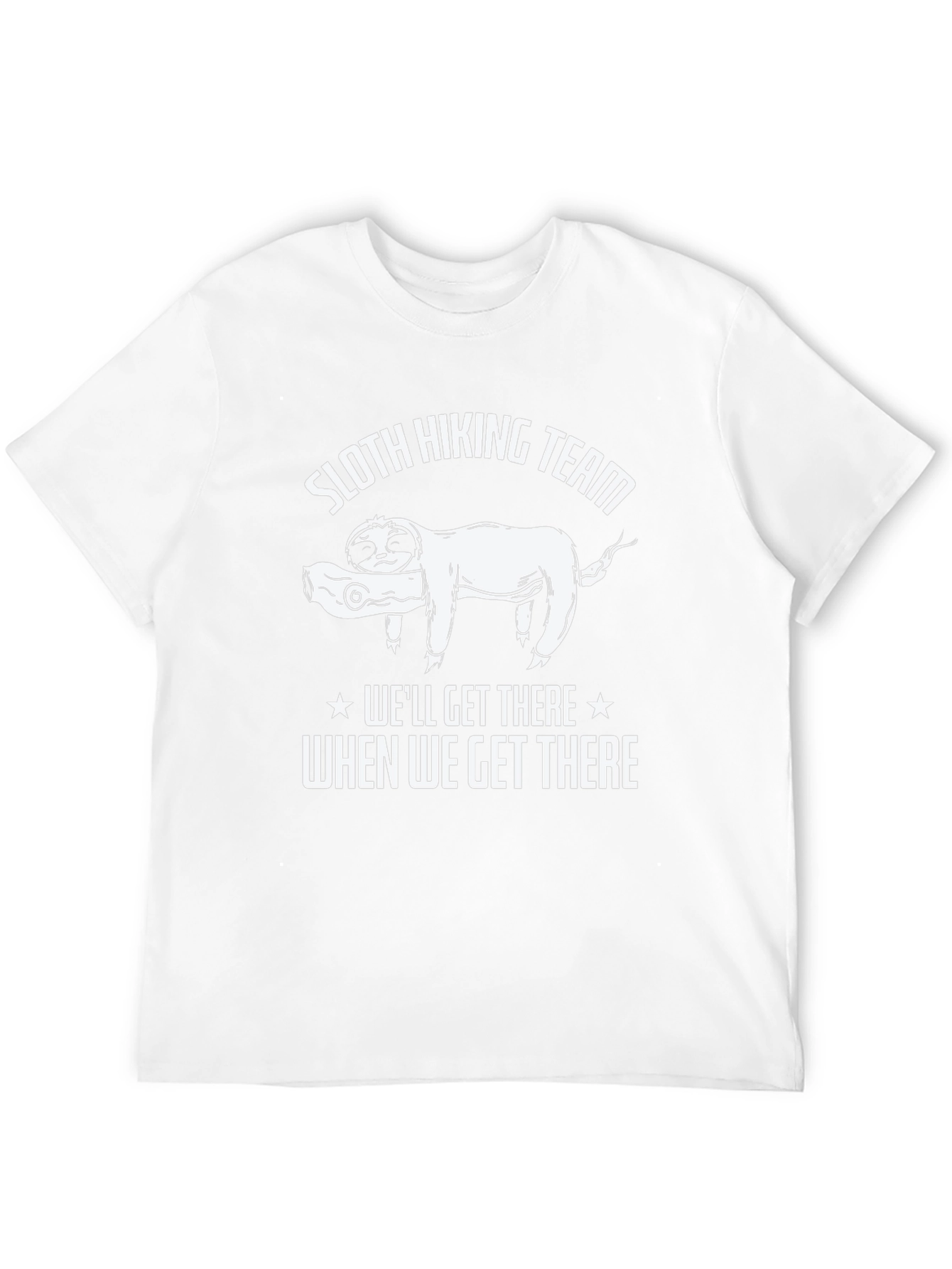 Sloth Hiking Team T-Shirt - Funny Slow Pace Tee