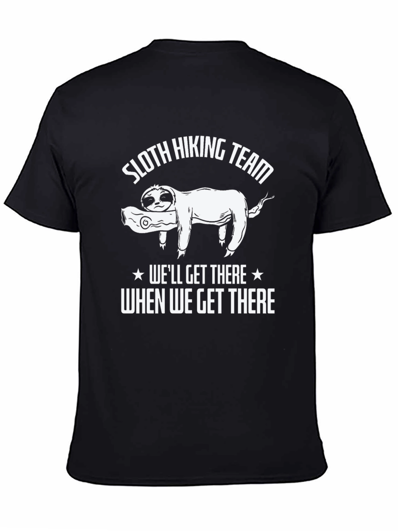Sloth Hiking Team T-Shirt - Funny Slow Pace Tee
