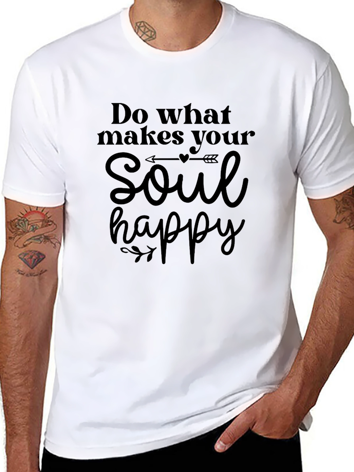 Soul Happy Graphic Tee - Inspirational Shirt