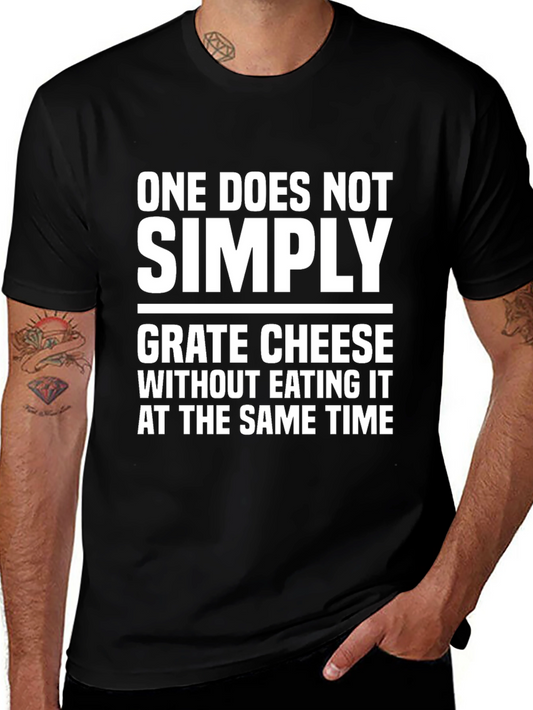 Funny Cheese Grater T-Shirt: Grate Cheese and Eat It!