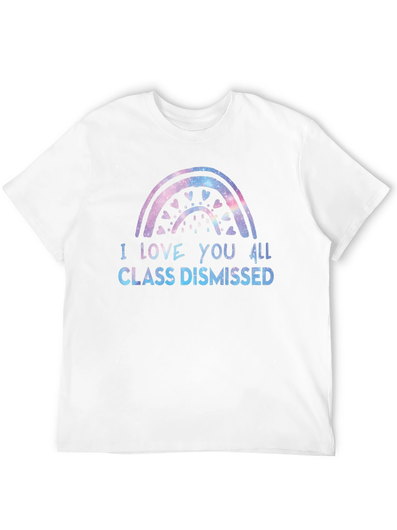 I Love You All Class Dismissed Black T-Shirt