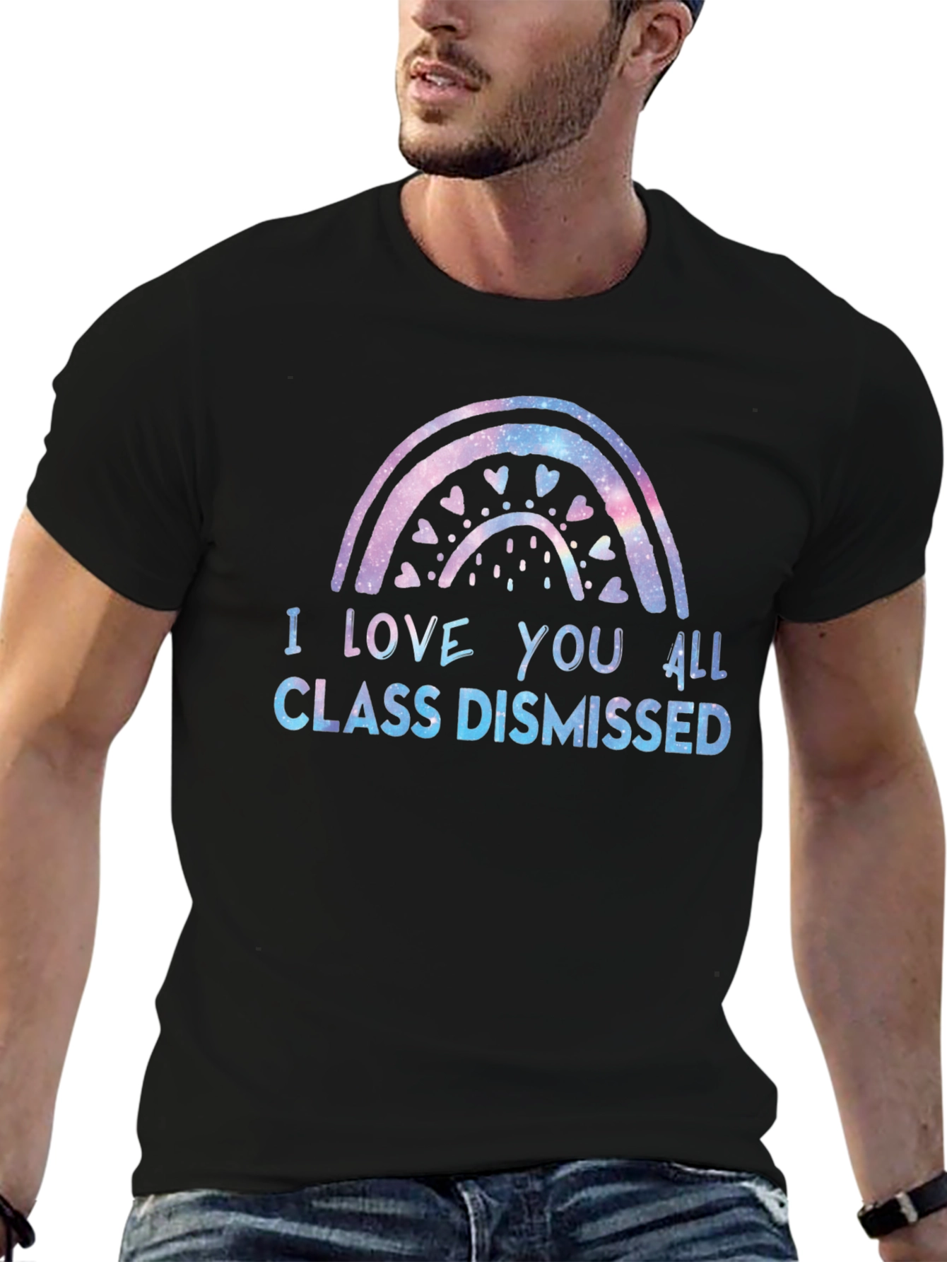 I Love You All Class Dismissed Black T-Shirt