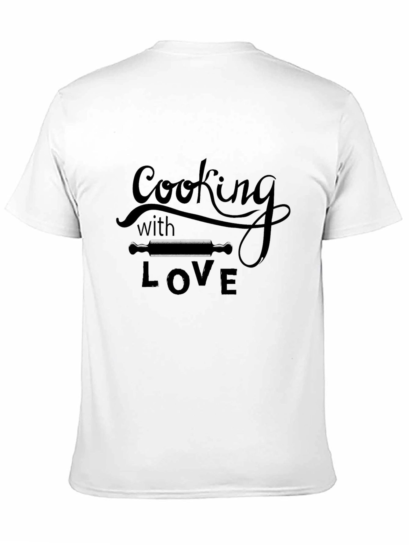 Cooking with Love Black T-Shirt