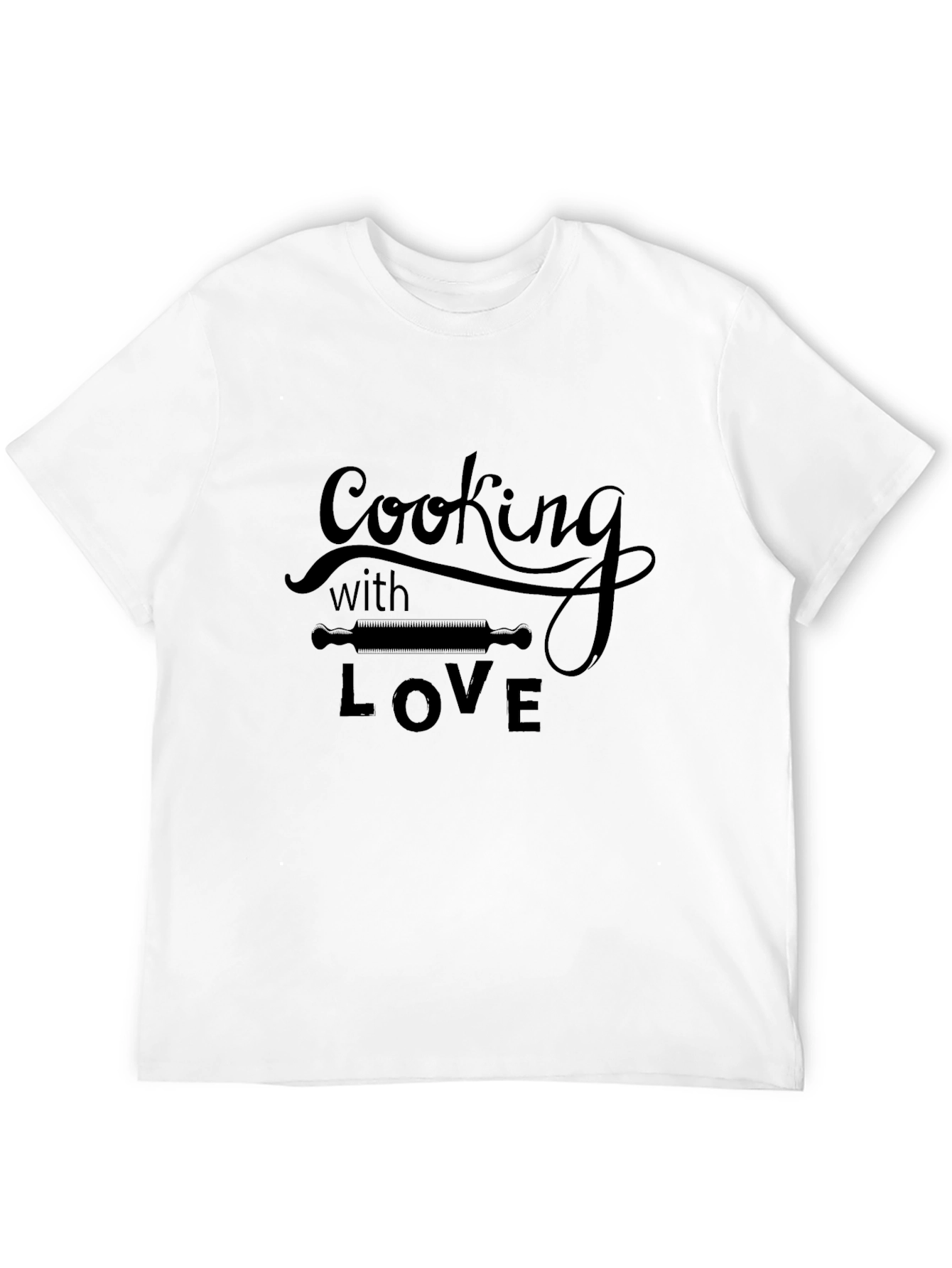 Cooking with Love Black T-Shirt
