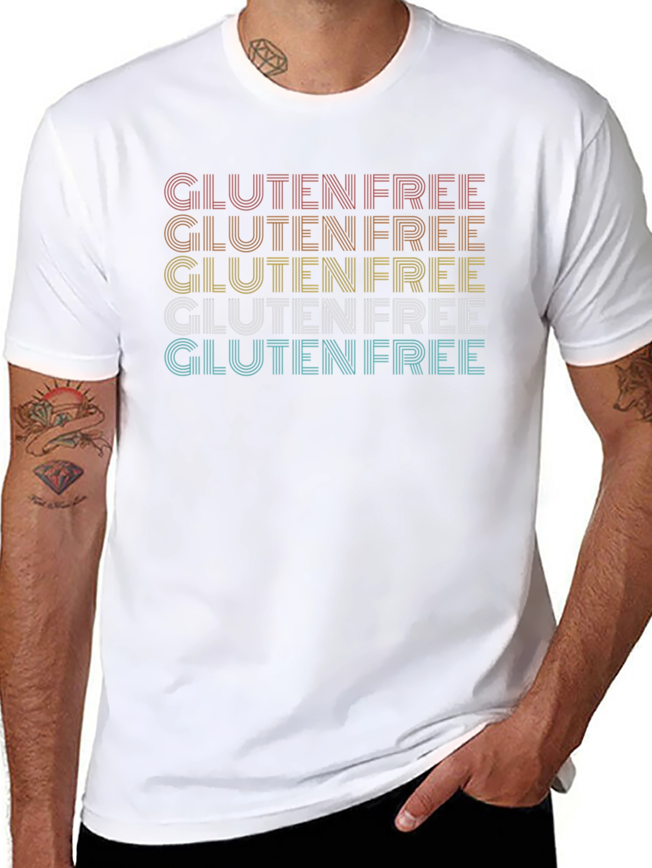 Gluten Free Retro Style T-Shirt