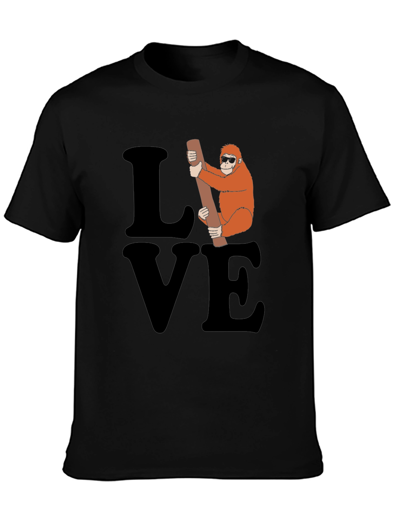 Love Orangutan T-Shirt - Funny Ape Graphic Tee