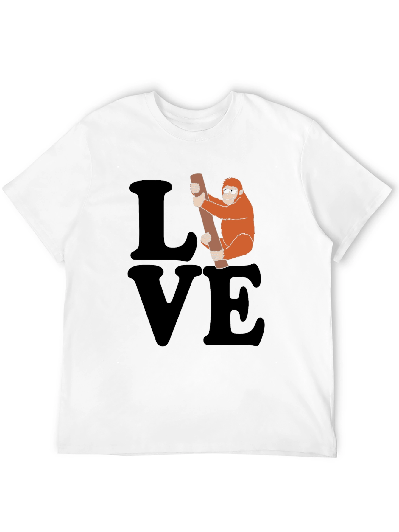Love Orangutan T-Shirt - Funny Ape Graphic Tee