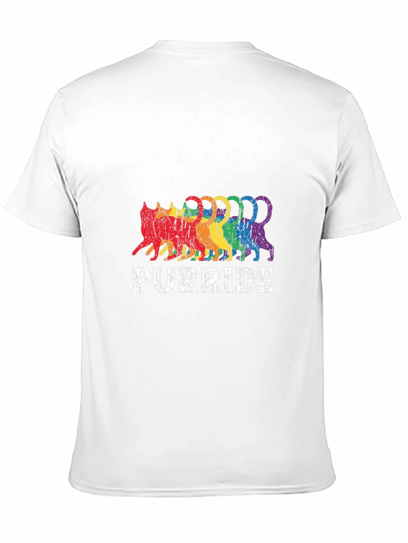 Purride Rainbow Cat T-Shirt
