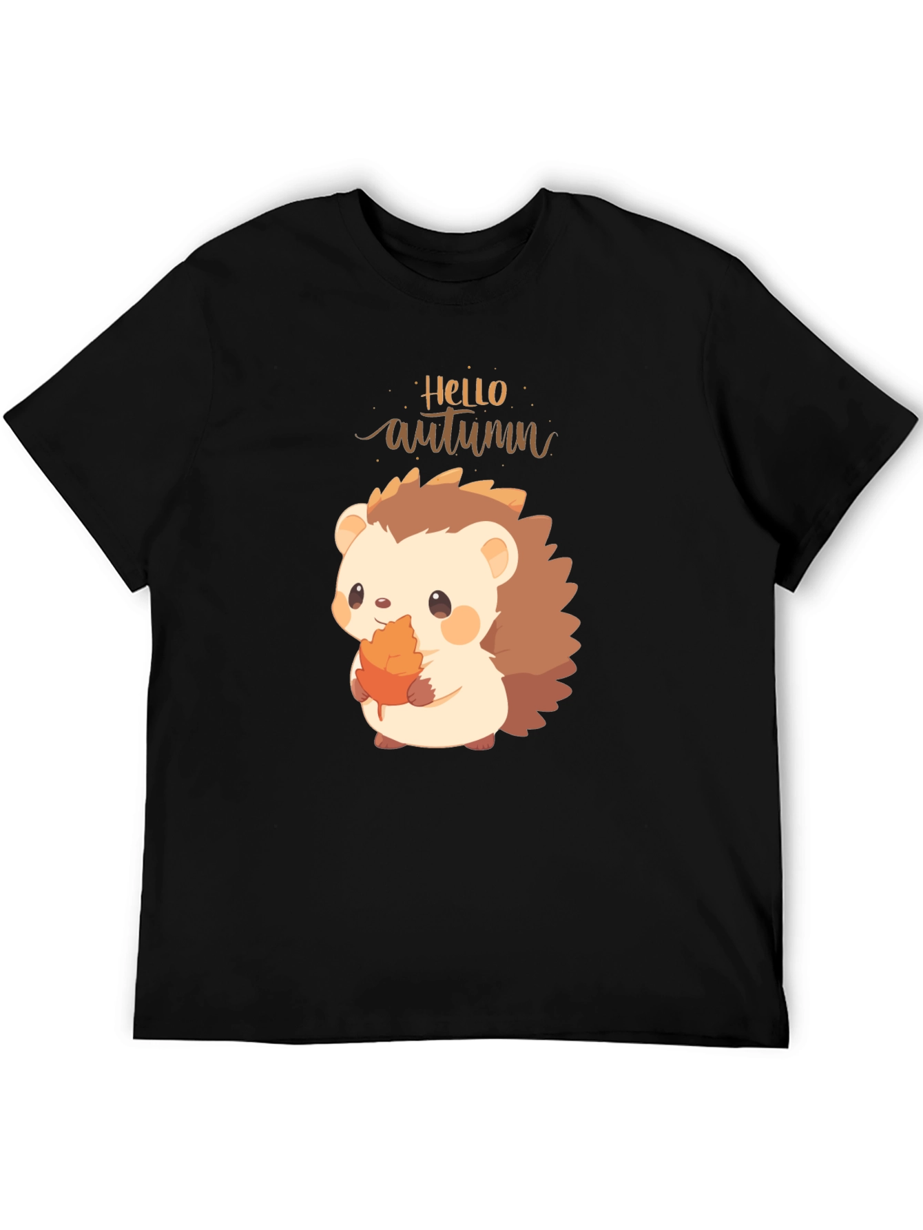 Hello Autumn Hedgehog Graphic Tee