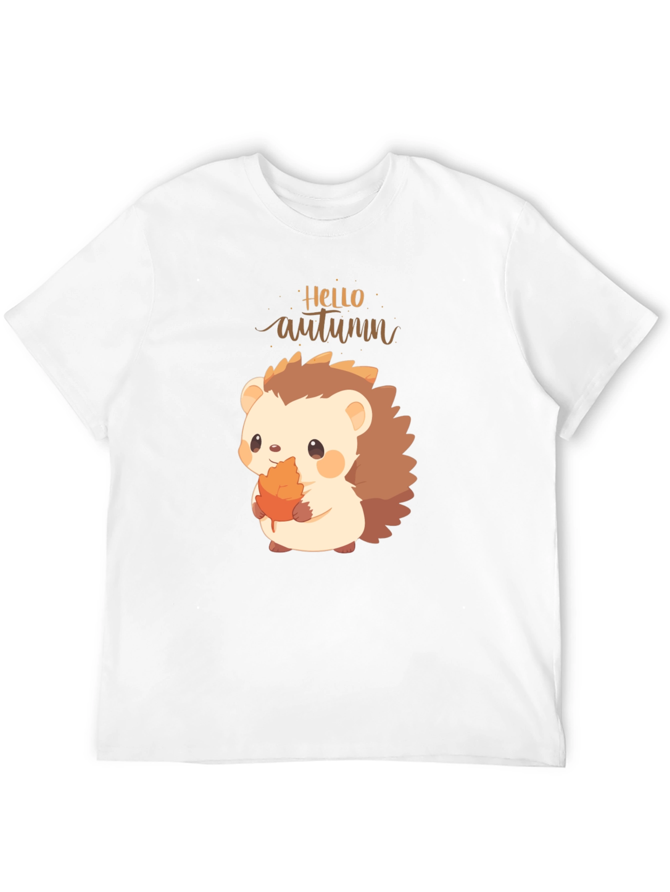 Hello Autumn Hedgehog Graphic Tee