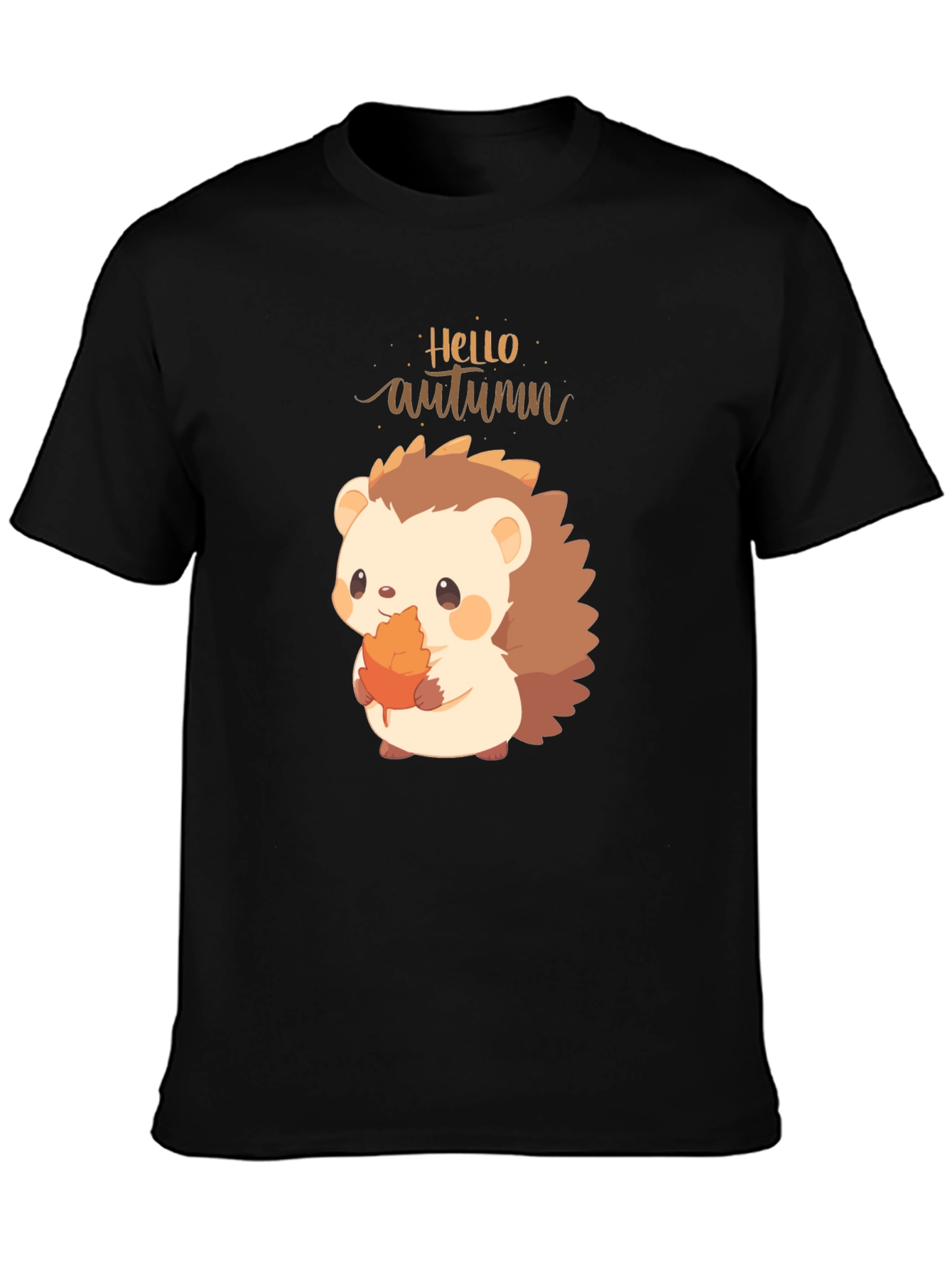 Hello Autumn Hedgehog Graphic Tee
