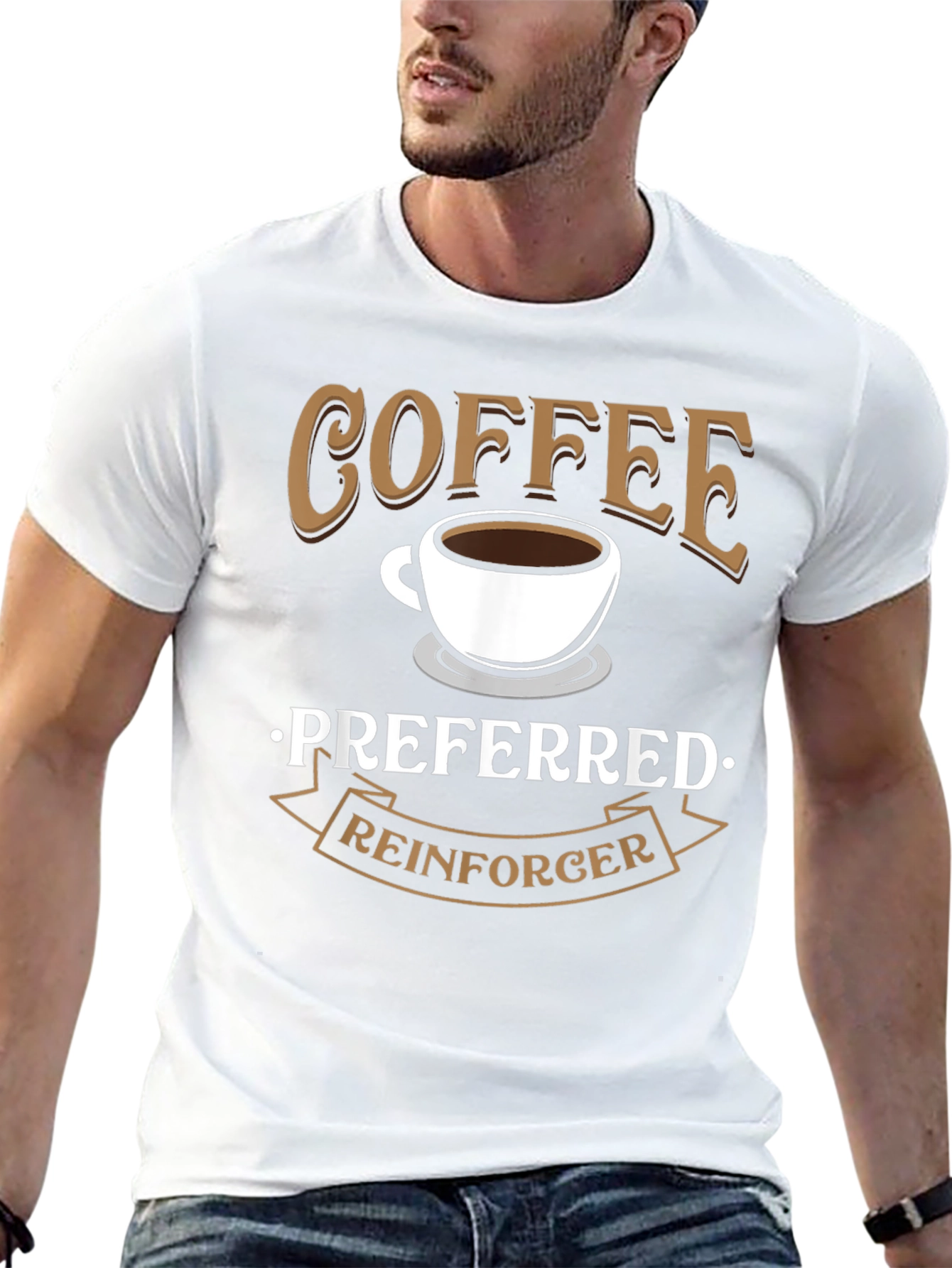 Coffee Preferred Reinforcer Black T-Shirt
