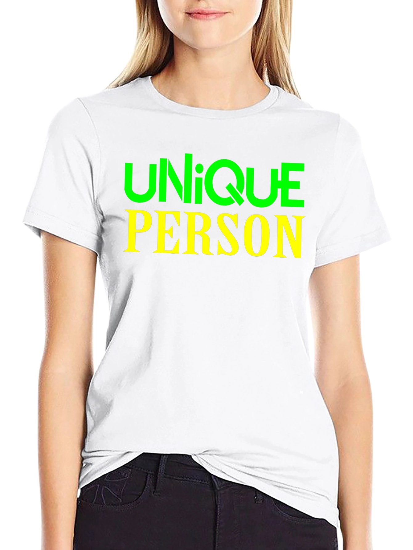 Unique Person T-Shirt | Black Graphic Tee