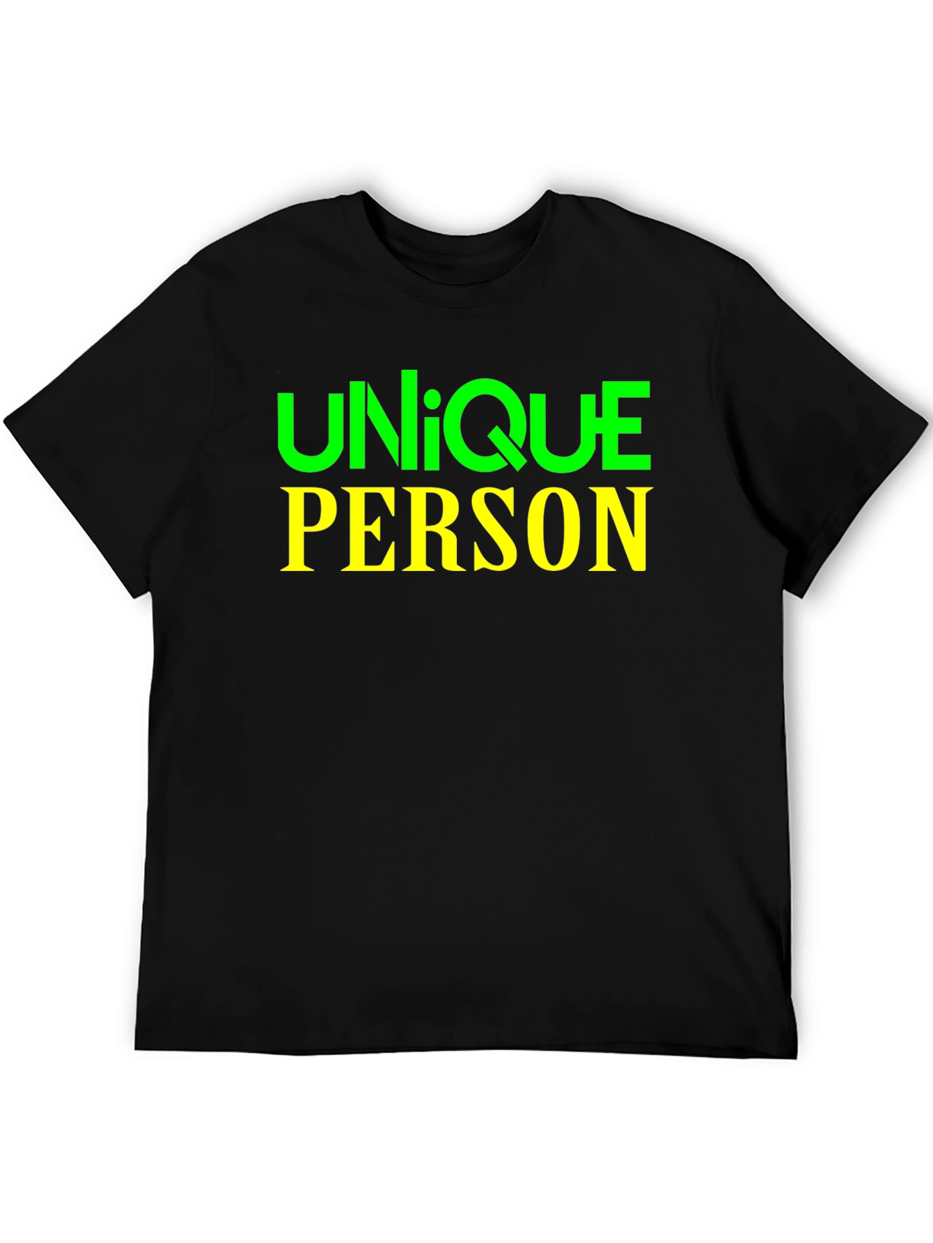 Unique Person T-Shirt | Black Graphic Tee