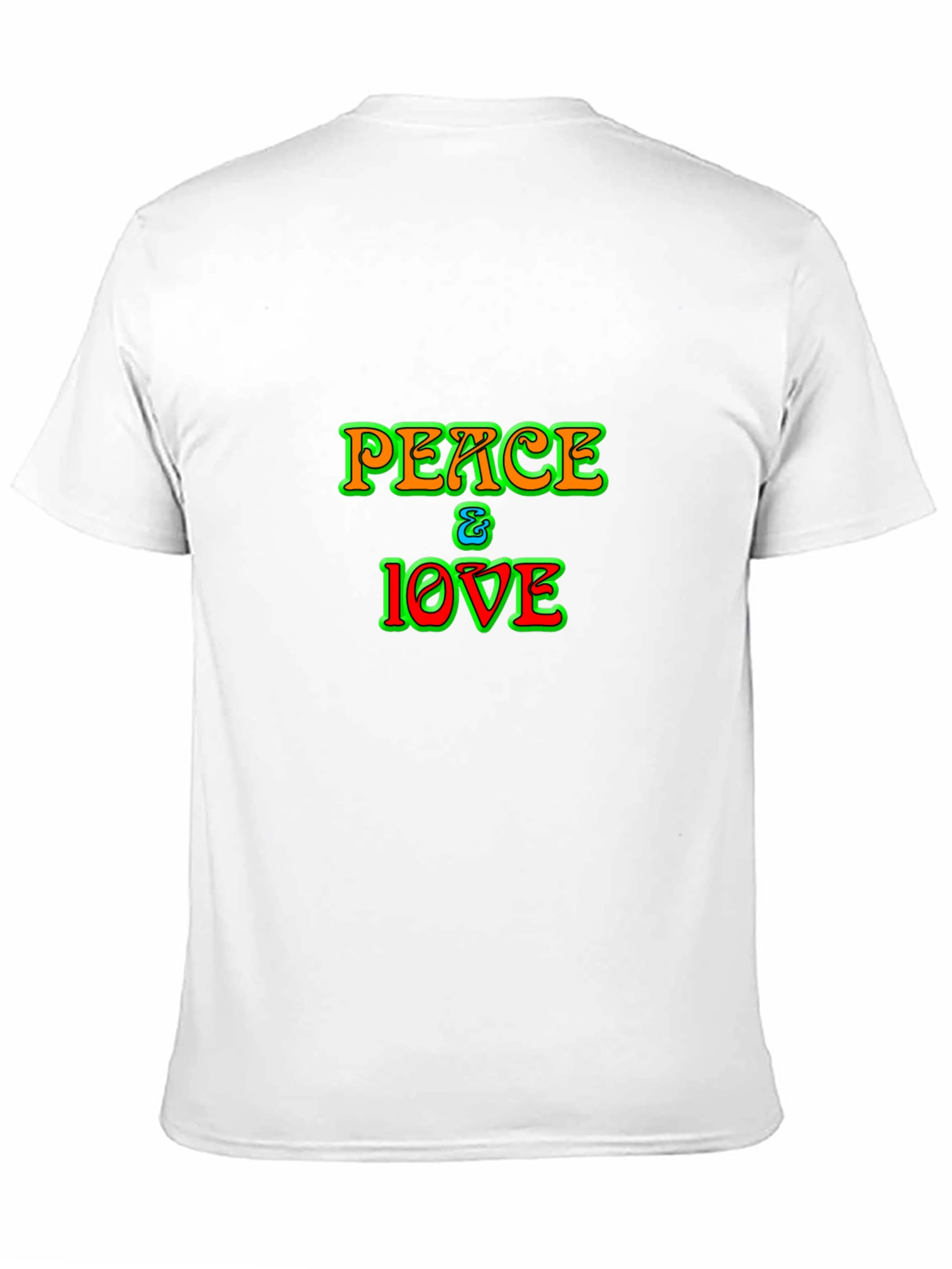 Peace & Love Graphic T-Shirt - Hippie Style
