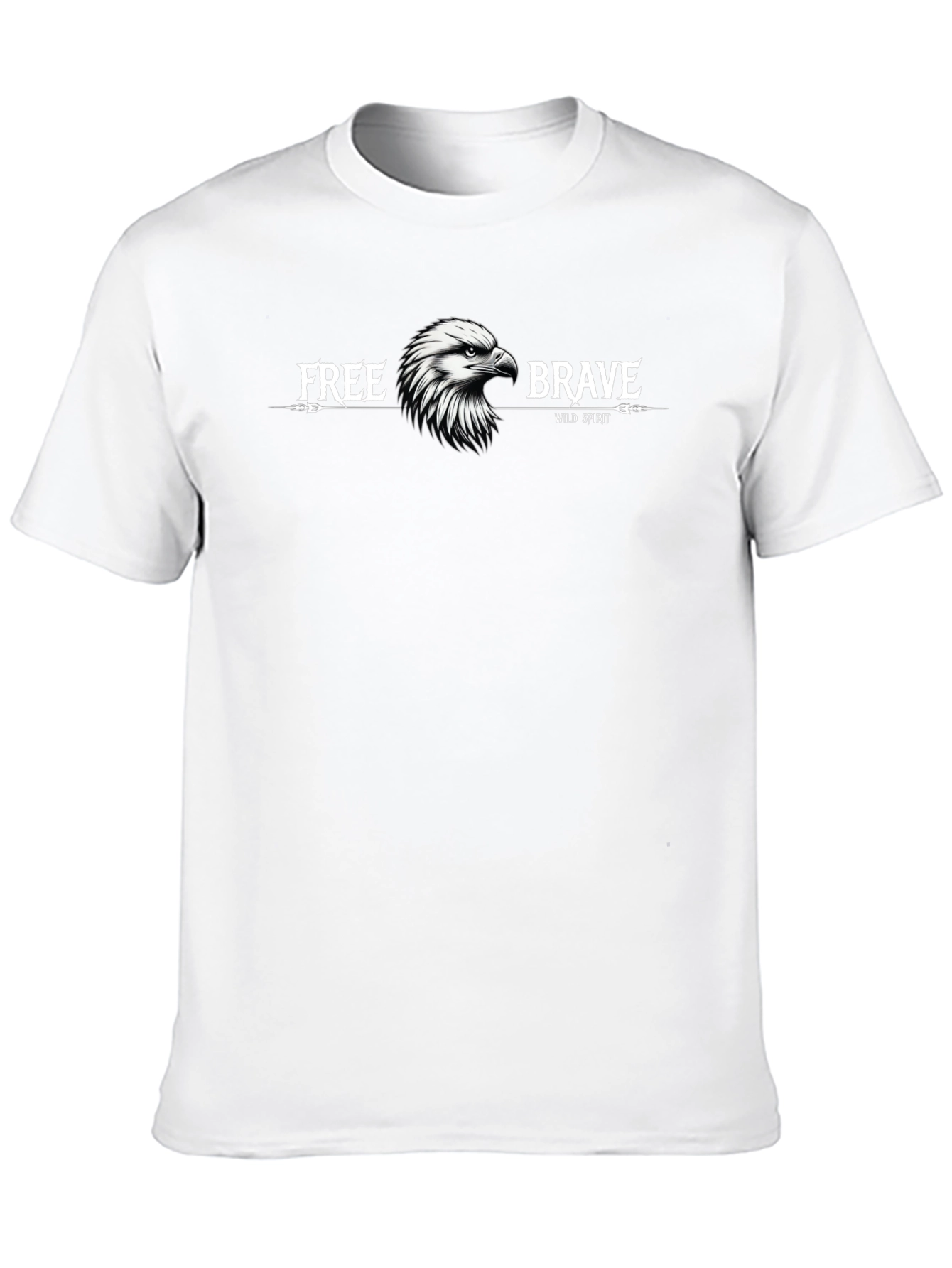 Free Brave Wild Spirit Graphic Tee