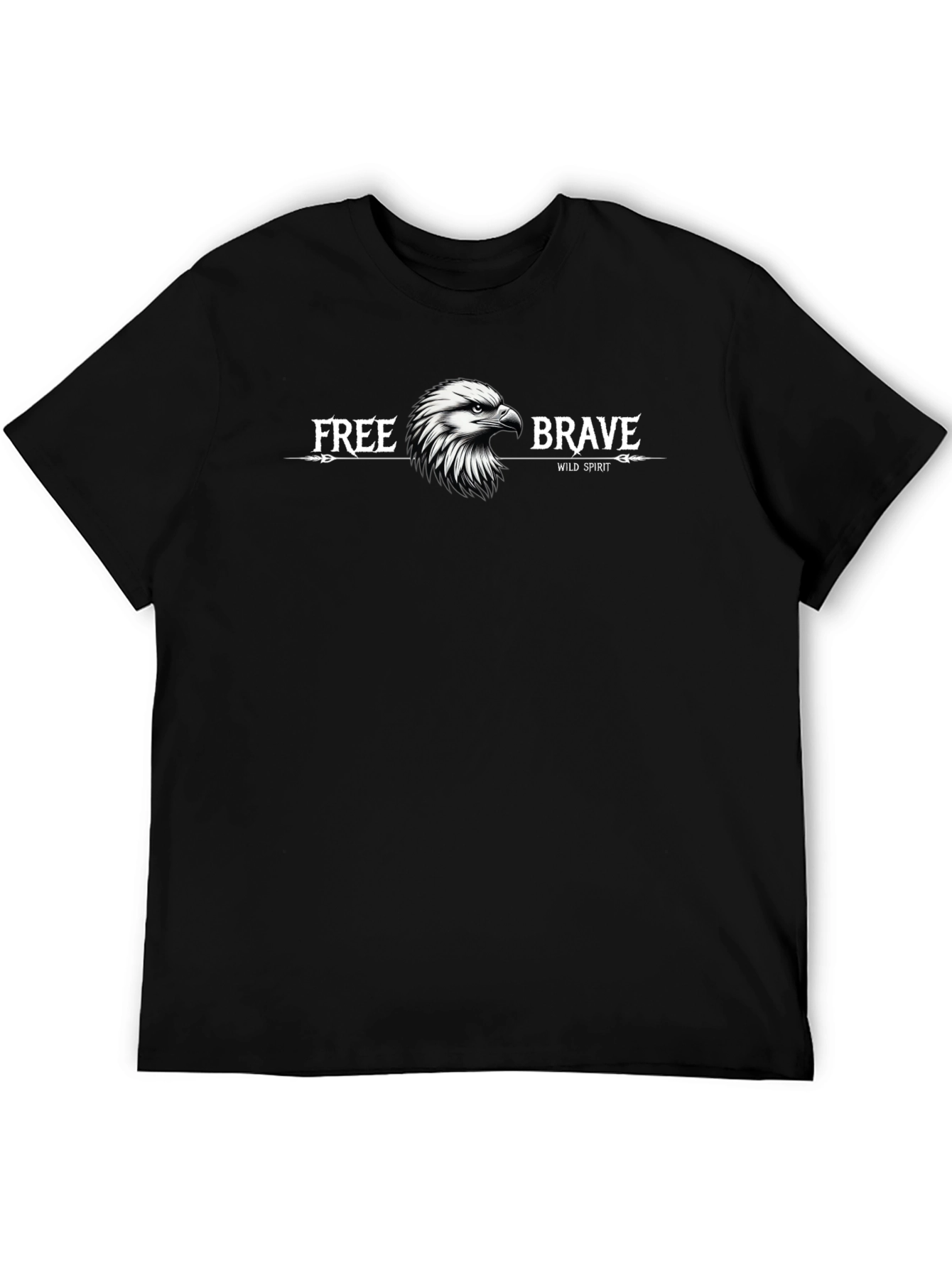 Free Brave Wild Spirit Graphic Tee
